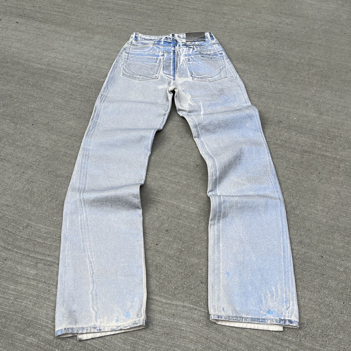 パンツ OUR LEGACY Spiral Cut Denim OUR LEGACY - SPIRAL CUT BLUE FOIL DENIM – SOLAR MTP