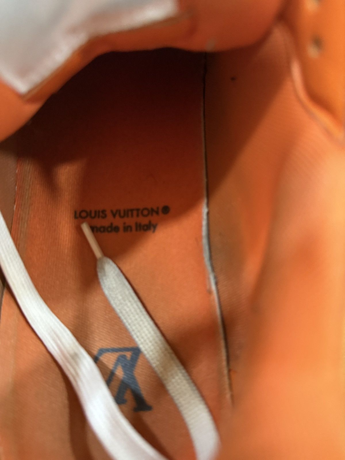 Louis Vuitton Louis Vuitton Trainer -Orange Monogram Denim Size US 10 / EU 43 - 4 Thumbnail