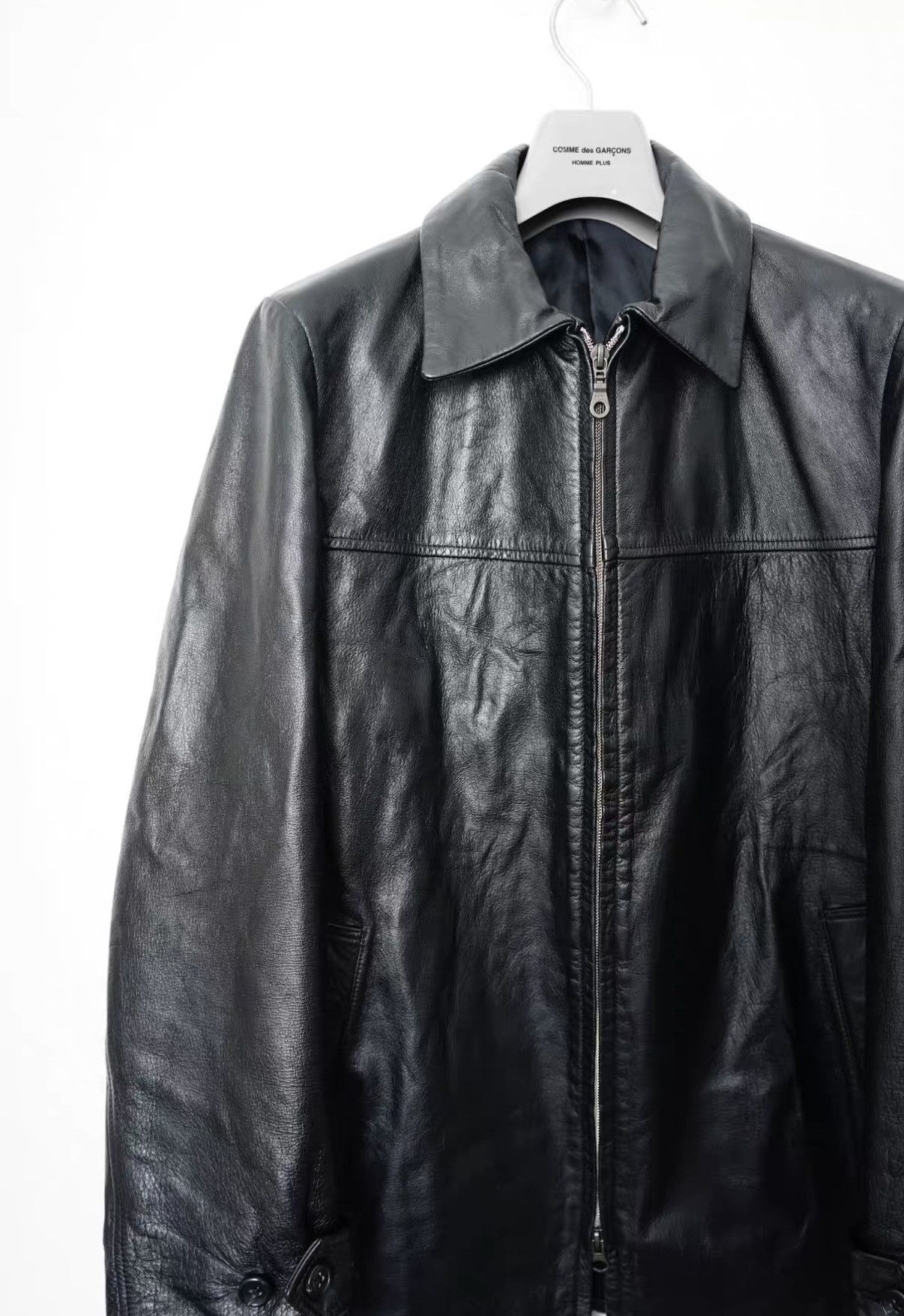 Yohji Yamamoto Yohji Yamamoto AAR Double Zip Mid-Length Leather Jacket Size US M / EU 48-50 / 2 - 3 Thumbnail