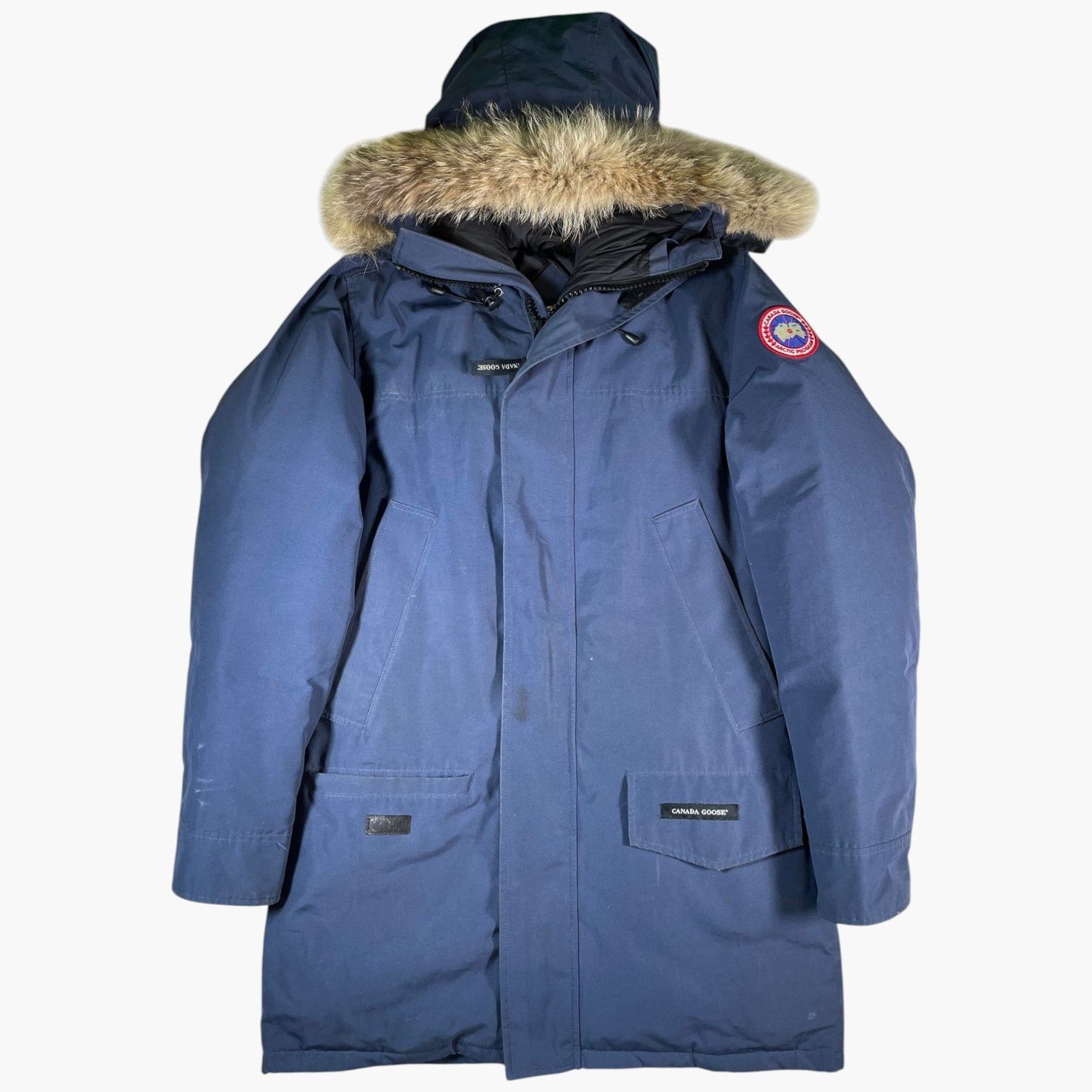 Canada Goose Canada Goose White Fur Navy Long Parka Size US M / EU 48-50 / 2 - 1 Thumbnail
