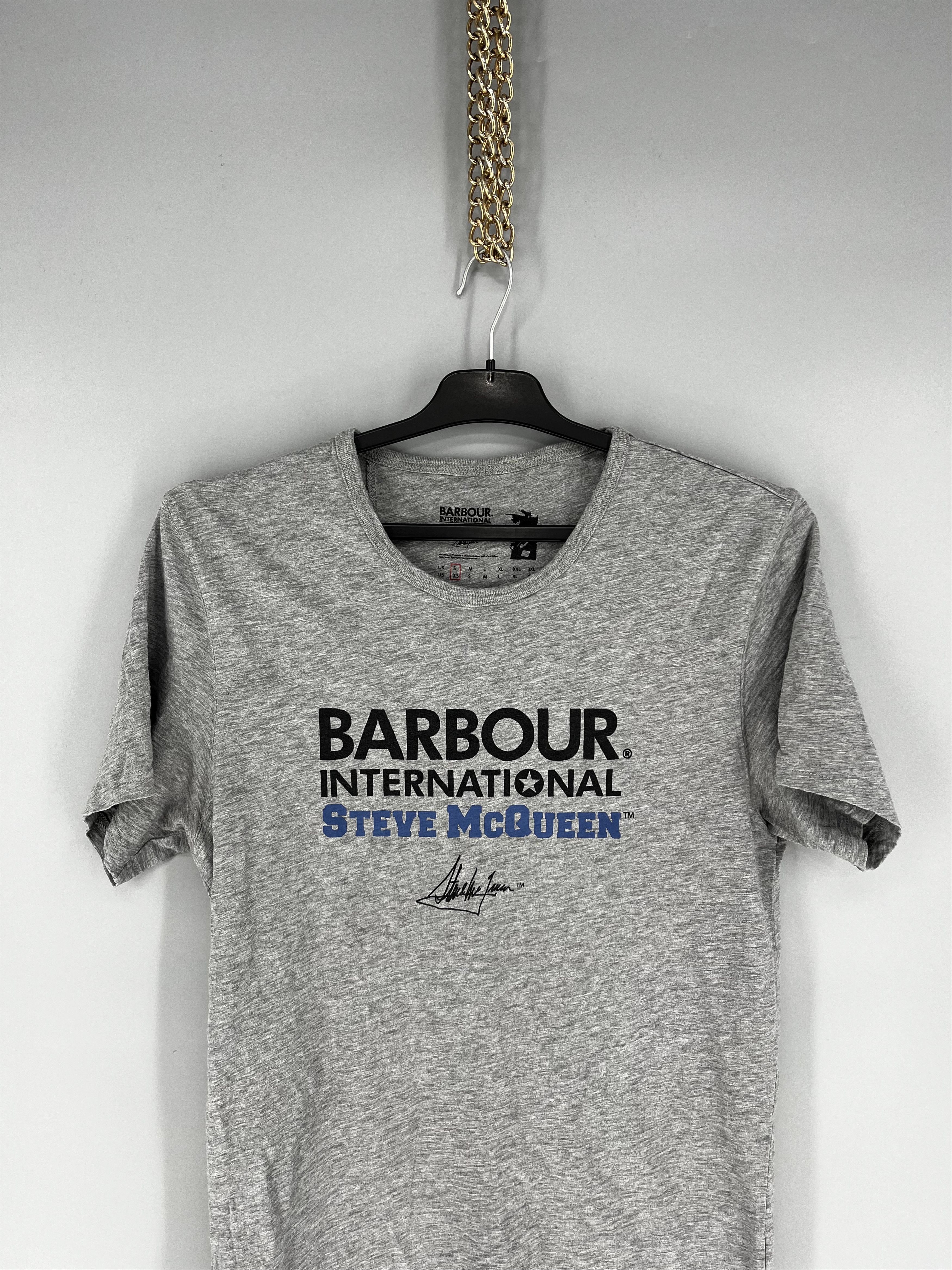 Barbour VINTAGE Mens Barbour International Big Logo T-Shirt Size XS Size US XS / EU 42 / 0 - 6 Thumbnail