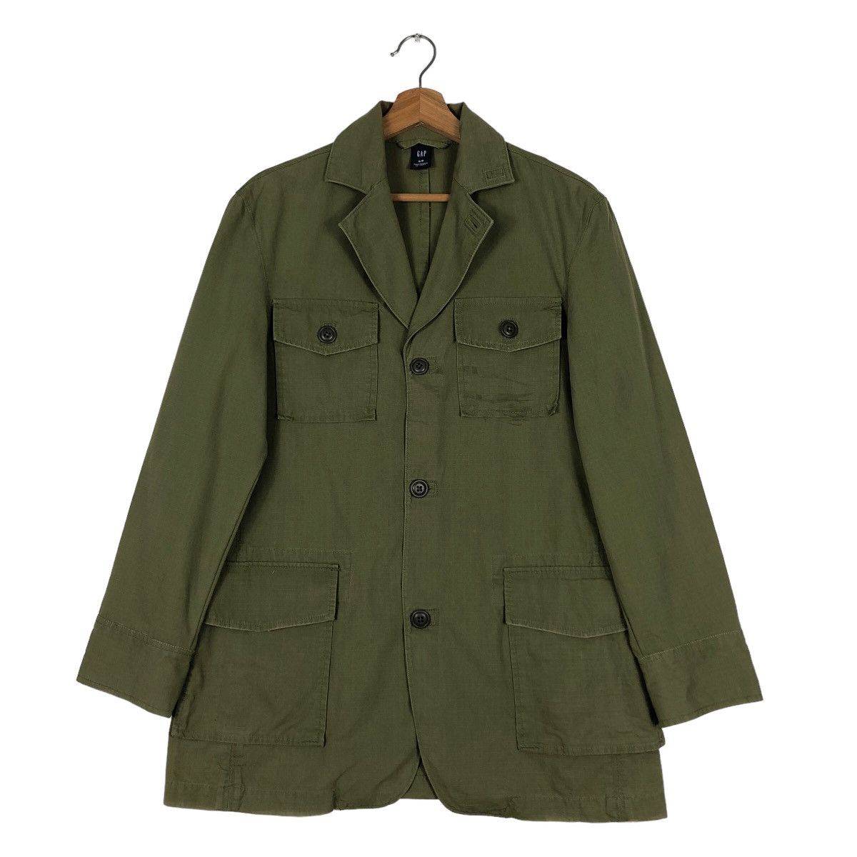Japanese Brand 🔥Vtg Military Chore Jacket Design Gap Japan Issey Miyake Size US S / EU 44-46 / 1 - 1 Thumbnail