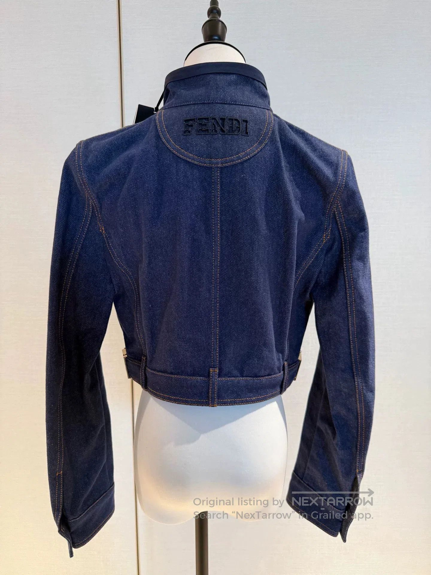 Fendi fendi blue denim jacket with tag. Size US S / EU 44-46 / 1 - 2 Thumbnail