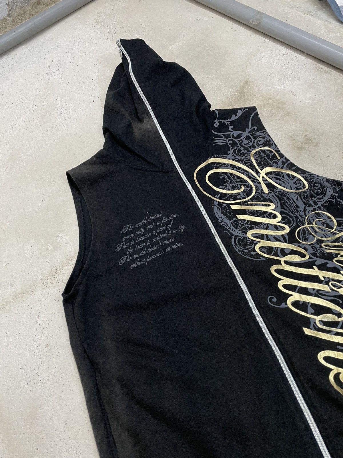 Affliction Strong Emotions Life Poem Sleeveless Faded Tartan Hoodie Size US M / EU 48-50 / 2 - 5 Thumbnail