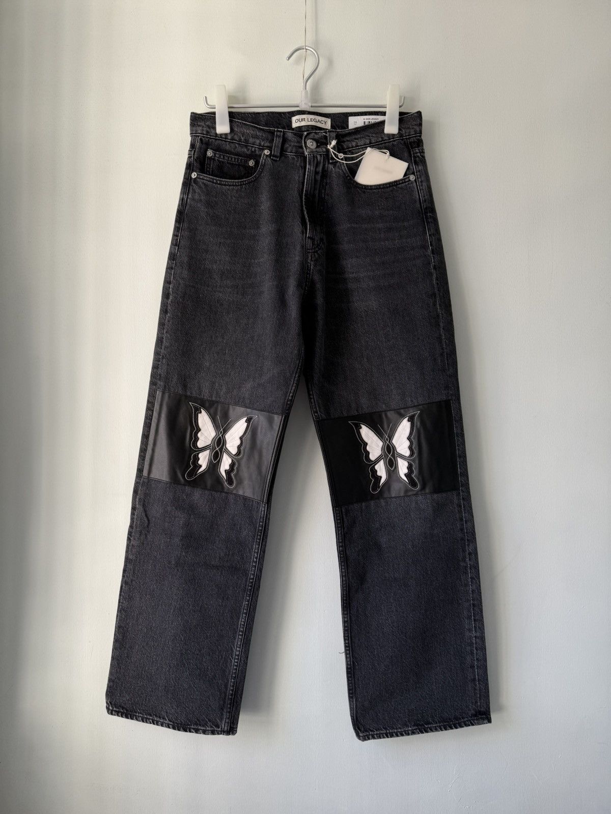Our Legacy Third cut schmetterling patch denim Size US 29 - 1 Thumbnail