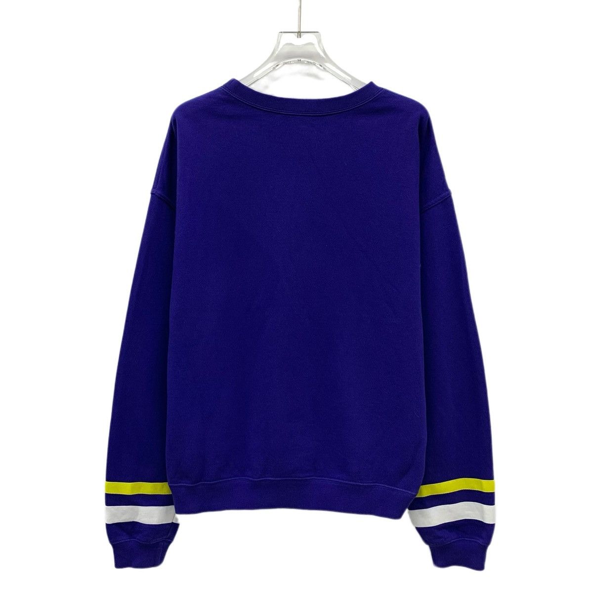 Gucci Gucci Dark Blue Logo Printed Crew Neck Sweatshirt K26WX Size XS / US 0-2 / IT 36-38 - 2 Thumbnail
