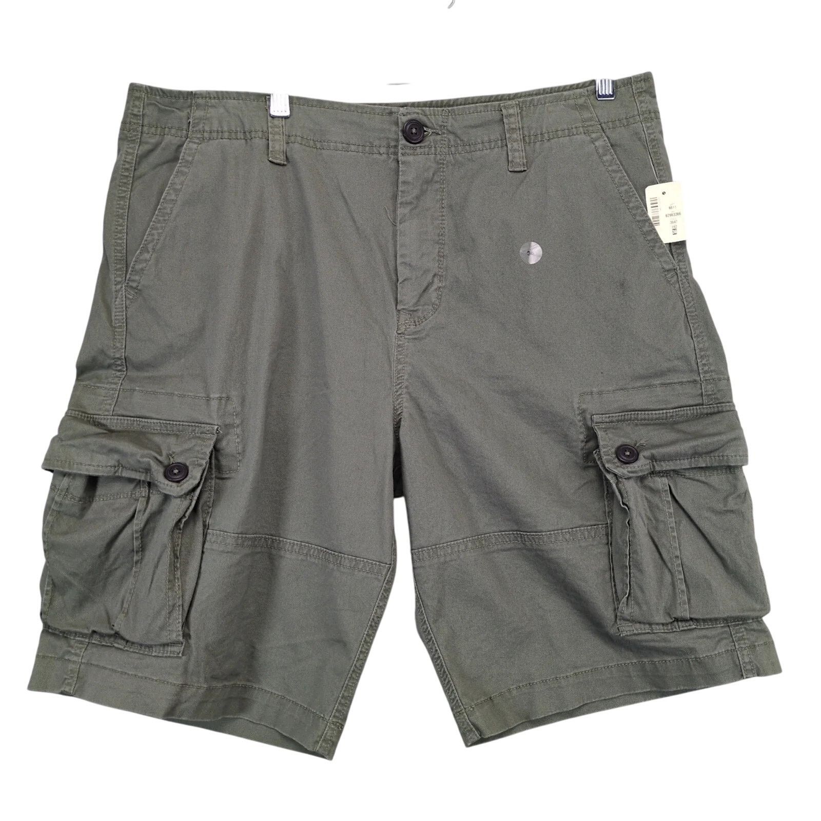 Aeropostale NWT Aero Men's 36x10 Stretch Cargo Shorts Army Green Skater Size US 36 / EU 52 - 1 Thumbnail