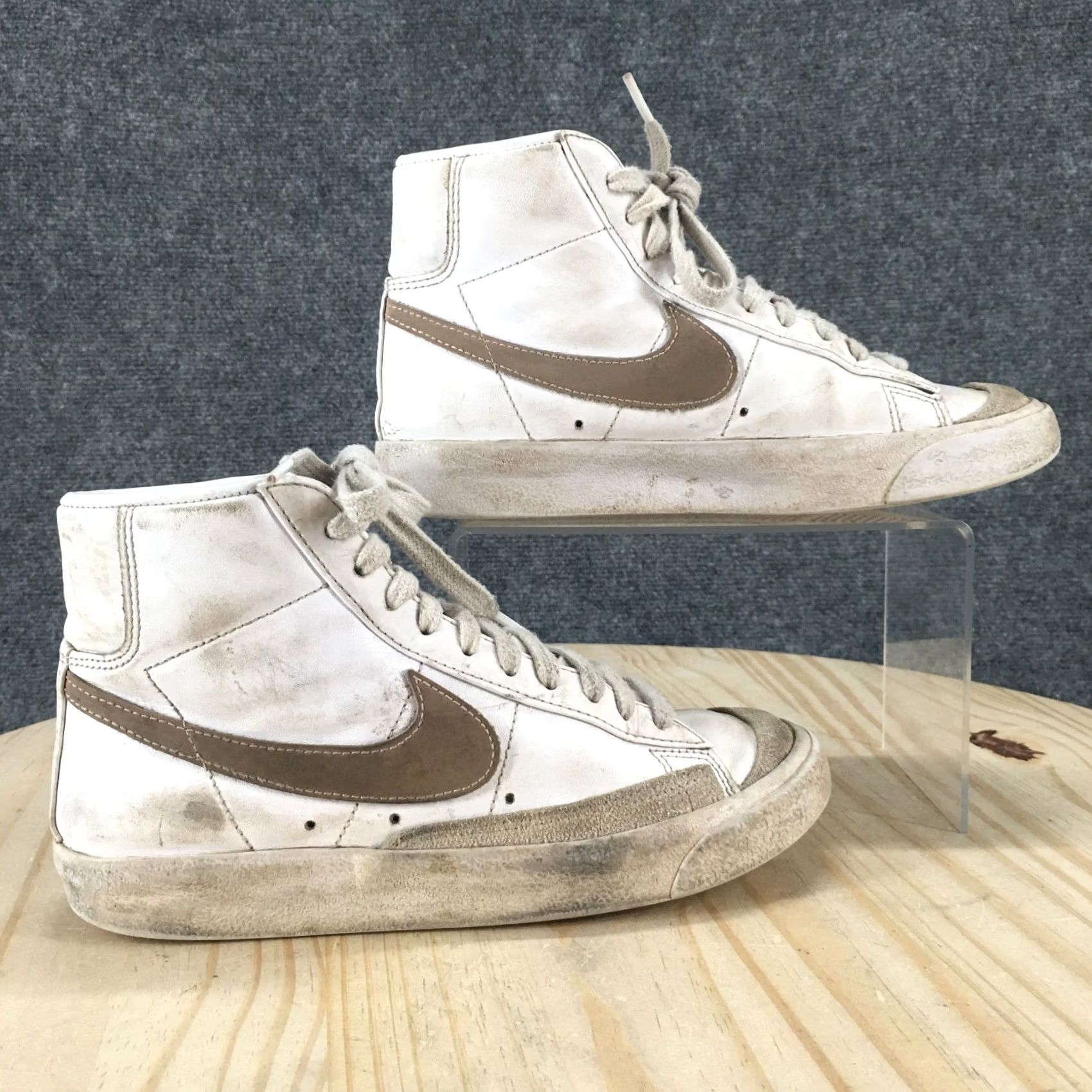 Nike Nike Blazer Mid 77 Vintage Sneakers Women White Lace Up Size 6.5 Shoes Size M / US 6-8 / IT 42-44 - 2 Thumbnail