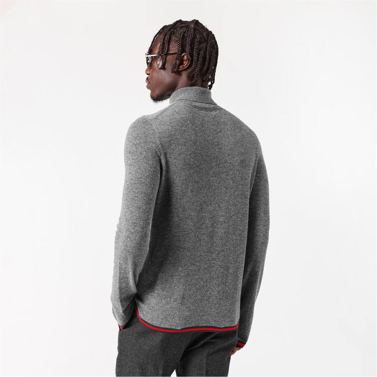 Gucci o1g2r1mq0426 Crew Neck Jumper in Grey Size US L / EU 52-54 / 3 - 5 Thumbnail