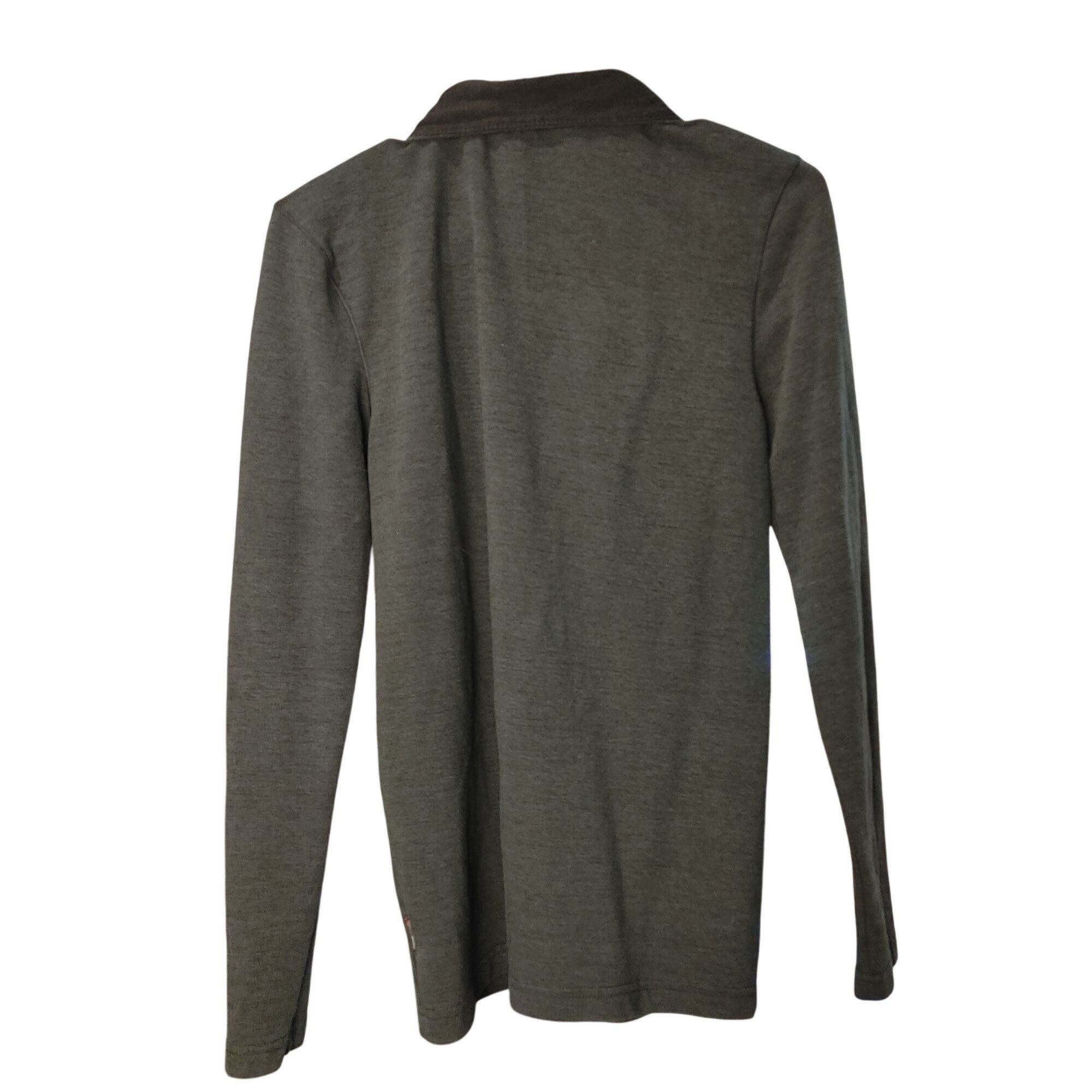 Other SwissTech Men's Dark Gray Long Sleeve 3/4 Zip Collared Shirt Size US S / EU 44-46 / 1 - 2 Thumbnail