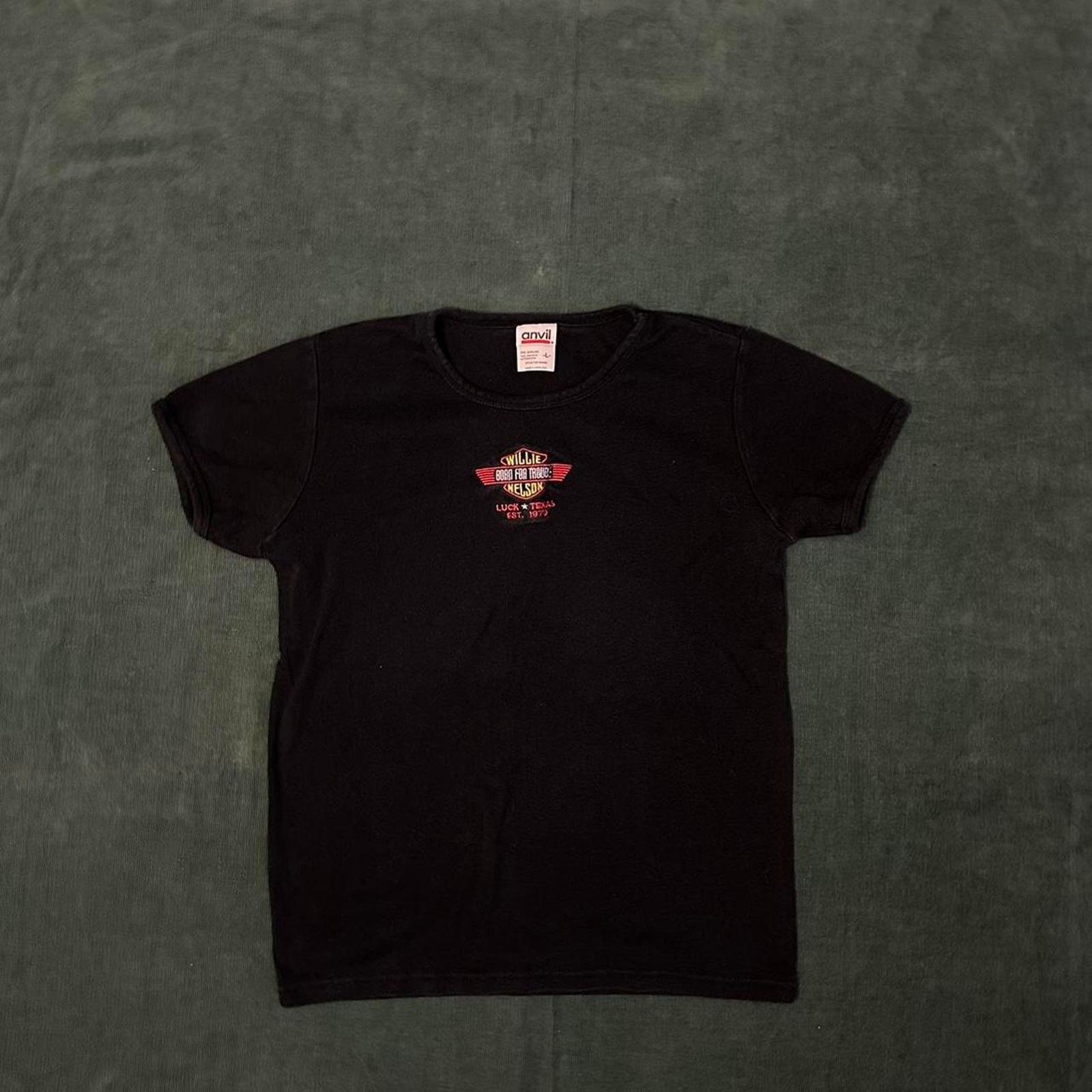 Anvil Rare 1990s willie nelson tee Size US L / EU 52-54 / 3 - 1 Thumbnail