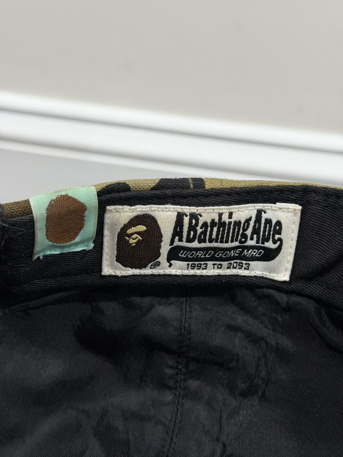 Just Don Just Don x Bape RSVP 2015 OG Green Camo Brown Snakeskin Hat Size ONE SIZE - 10 Thumbnail