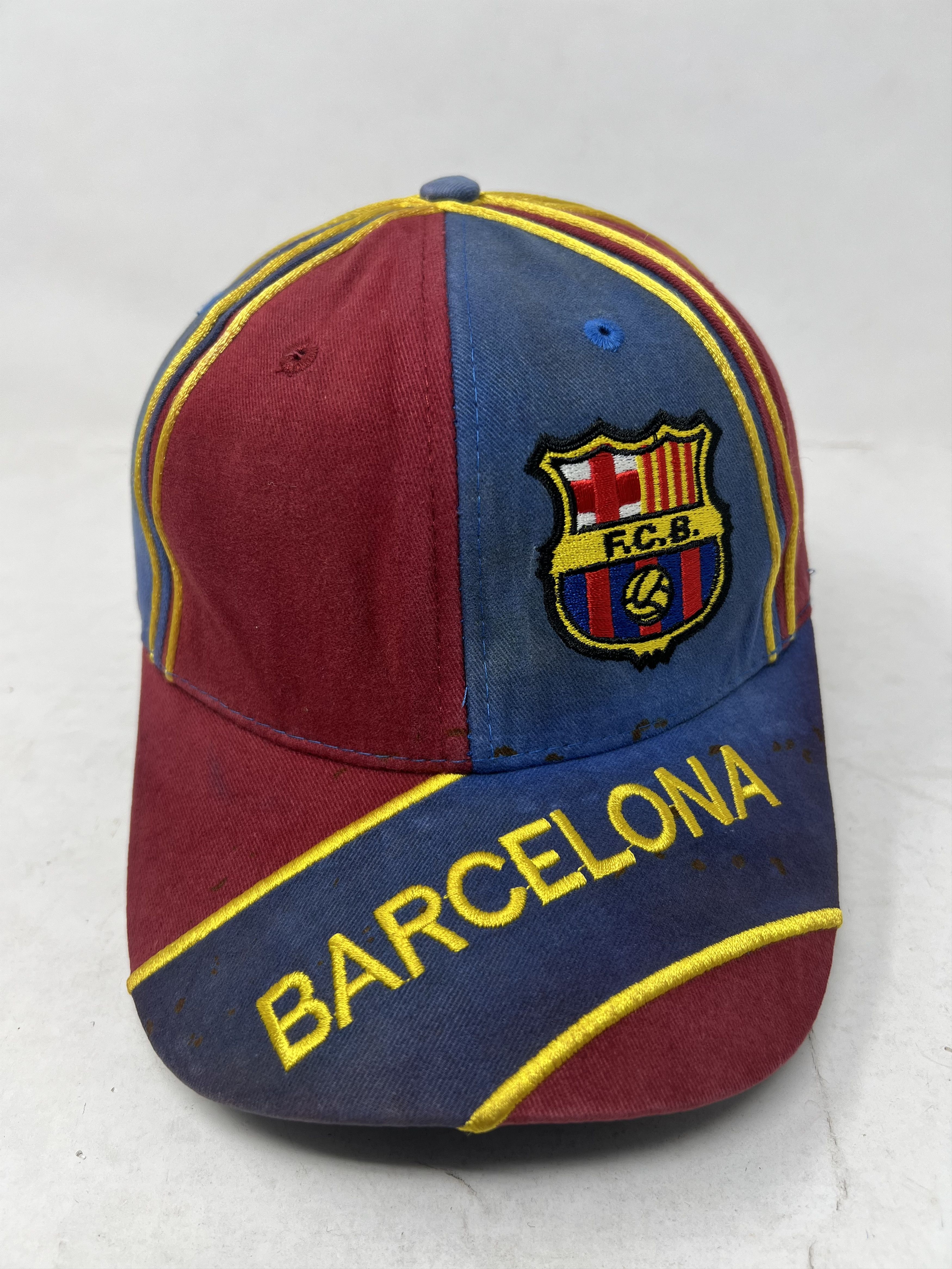 Vintage Vintage FC Barcelona Hat Size ONE SIZE - 5 Thumbnail