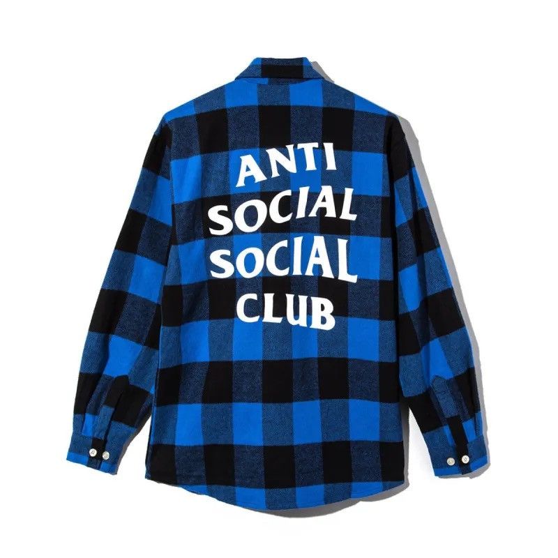 Anti Social Social Club 🔥Anti Social Social Club Kkoch Flannel Shirt/Anti Social Size US XL / EU 56 / 4 - 1 Thumbnail