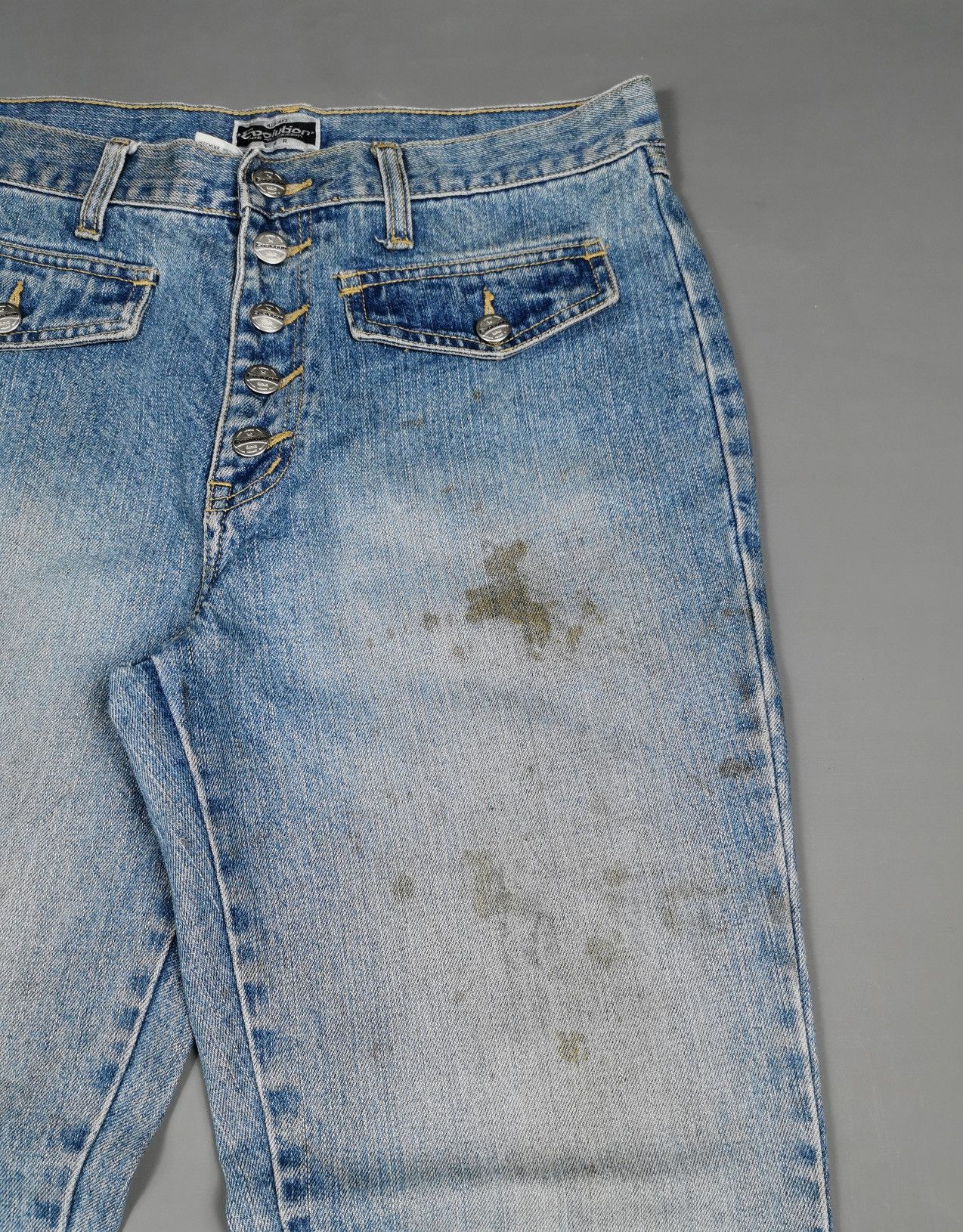 Japanese Brand Flared Evolution Japan Jeans Size US 31 - 2 Thumbnail