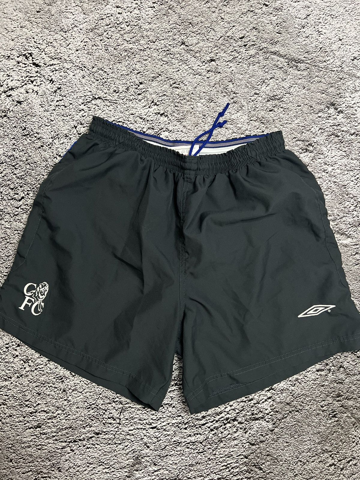 Early 00’s Y2K FC Chelsea soccer vintage shorts