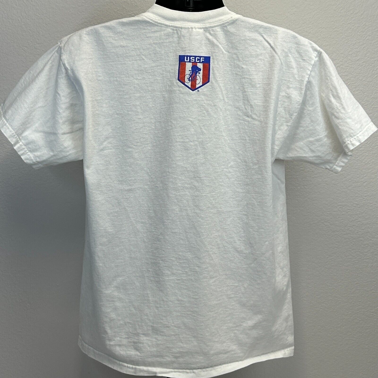 Gildan Vintage 90s USA Cycling USCF T Shirt Summer Olympics L Large Size US L / EU 52-54 / 3 - 3 Thumbnail