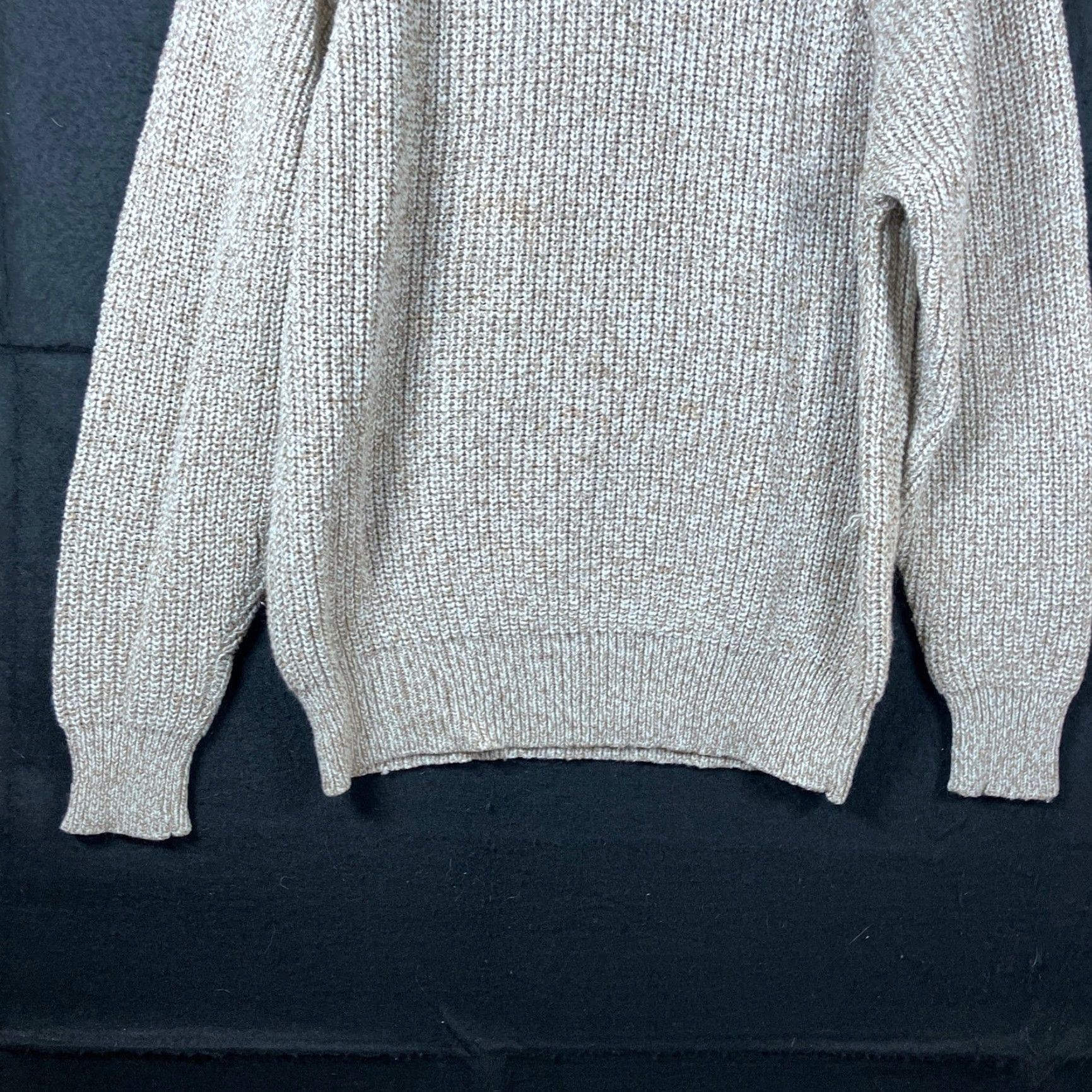 Vintage St. John's Bay Mens Sweater Tan Crew Neck Knit Long Sleeve Pullover Large Size US L / EU 52-54 / 3 - 3 Thumbnail