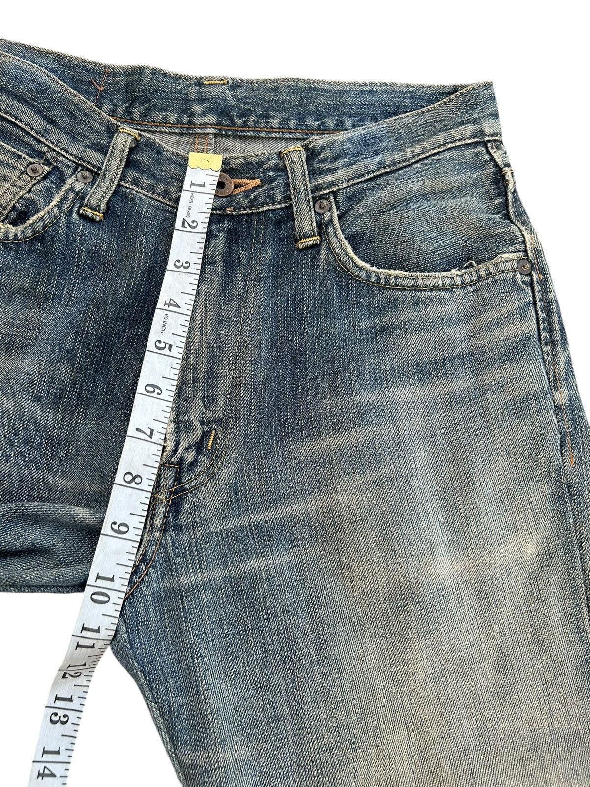 Kapital Vintage Edwin 505Z Selvedge Rusty Repair Alter Denim Jeans Size US 29 - 21 Thumbnail