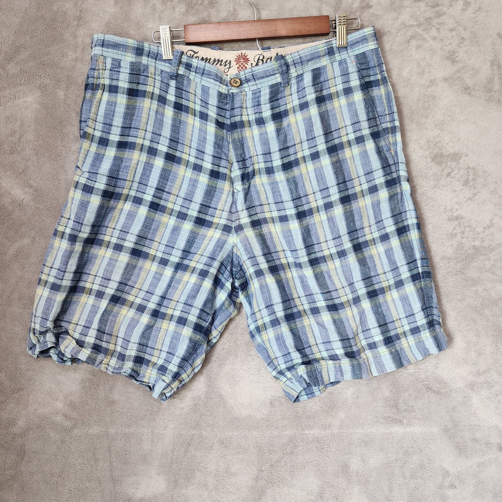 Tommy Bahama Men's 36 Tommy Bahama Golf Shorts Blue Checkered Size US 36 / EU 52 - 1 Thumbnail