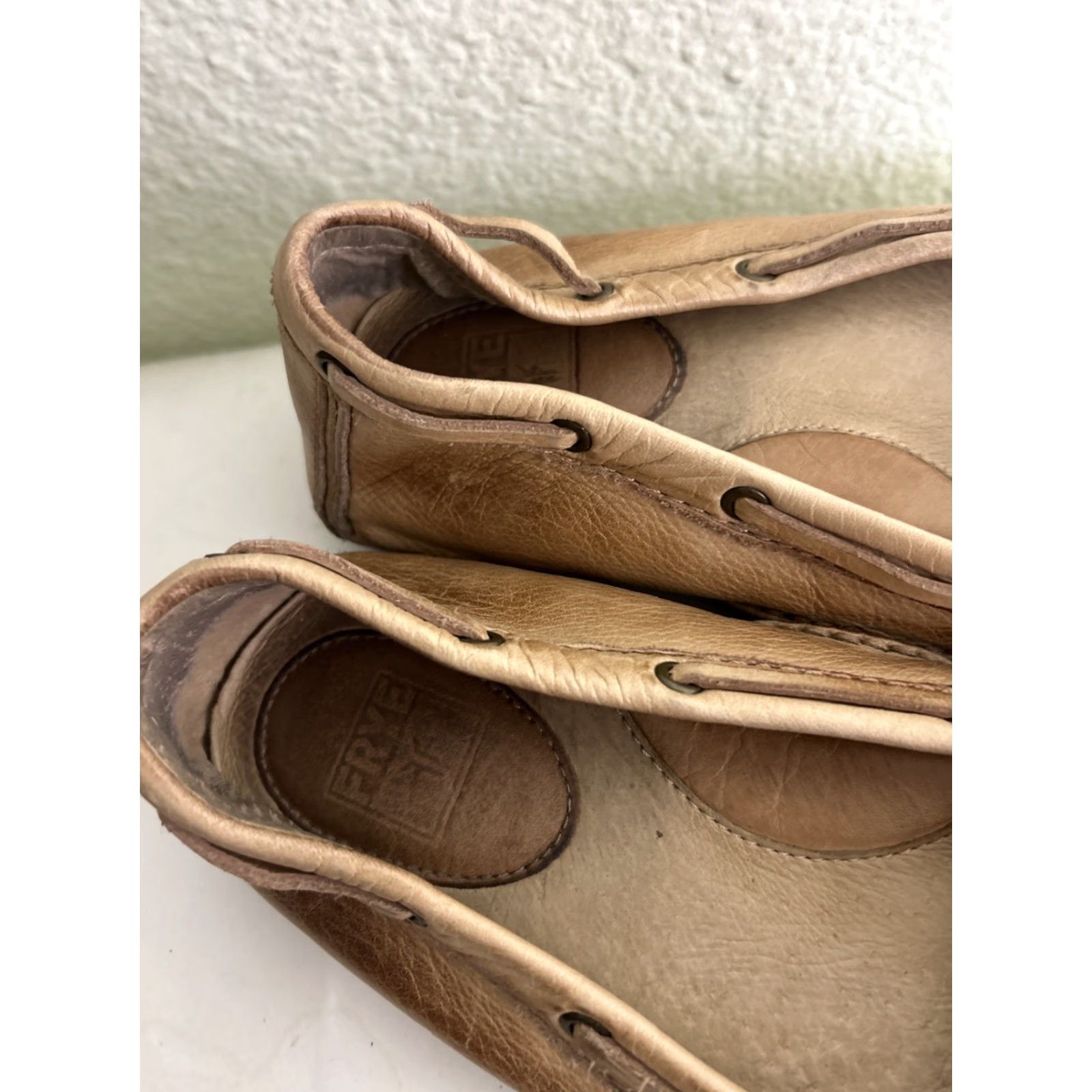 Frye Frye Reagan Woven Moccasin Driving Flats Shirt? Size US 8 / IT 38 - 4 Thumbnail