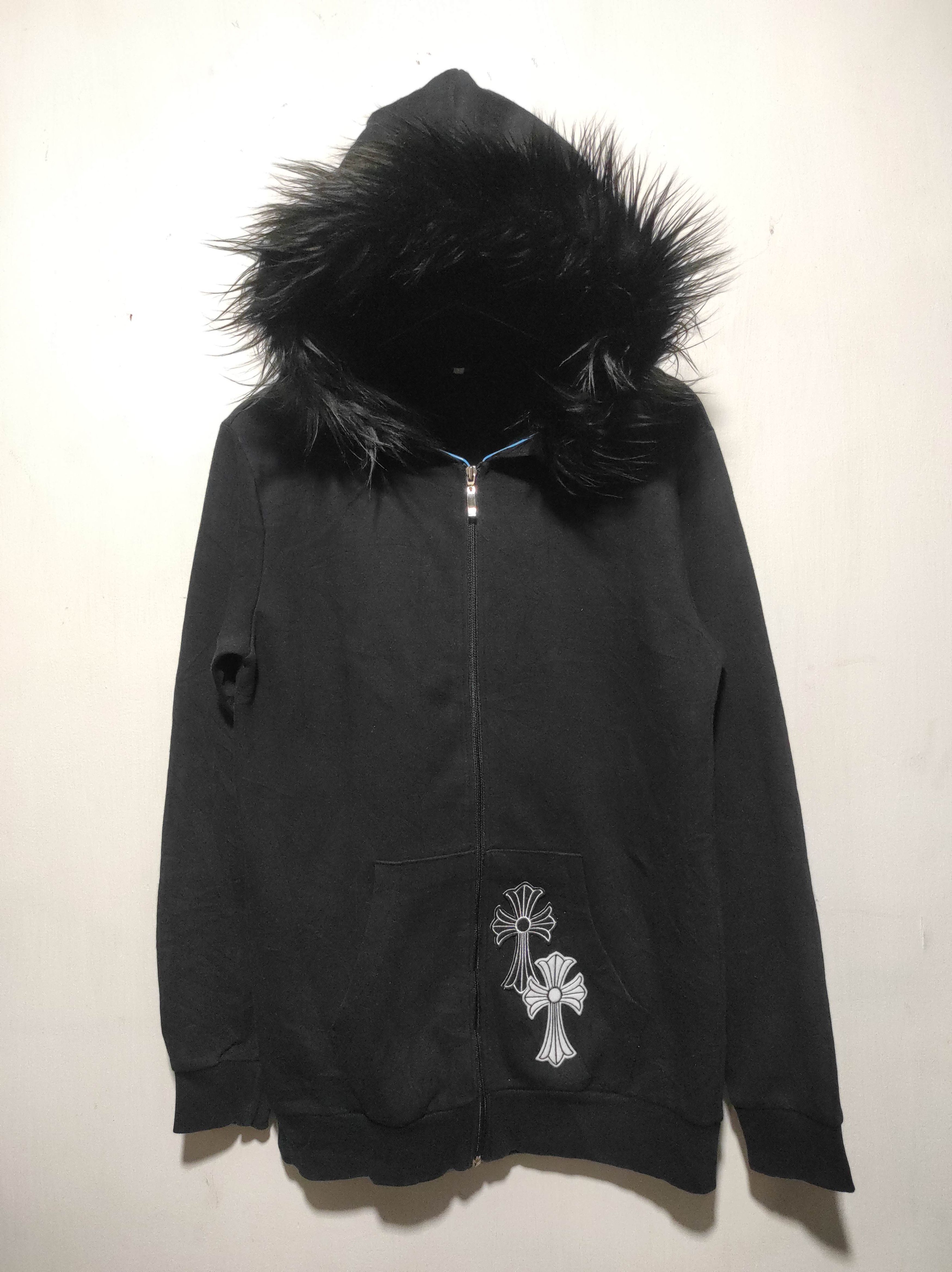Hysteric Glamour Unknow Black Zip Fur Hoodie i6w9 LBG style Size US M / EU 48-50 / 2 - 2 Thumbnail