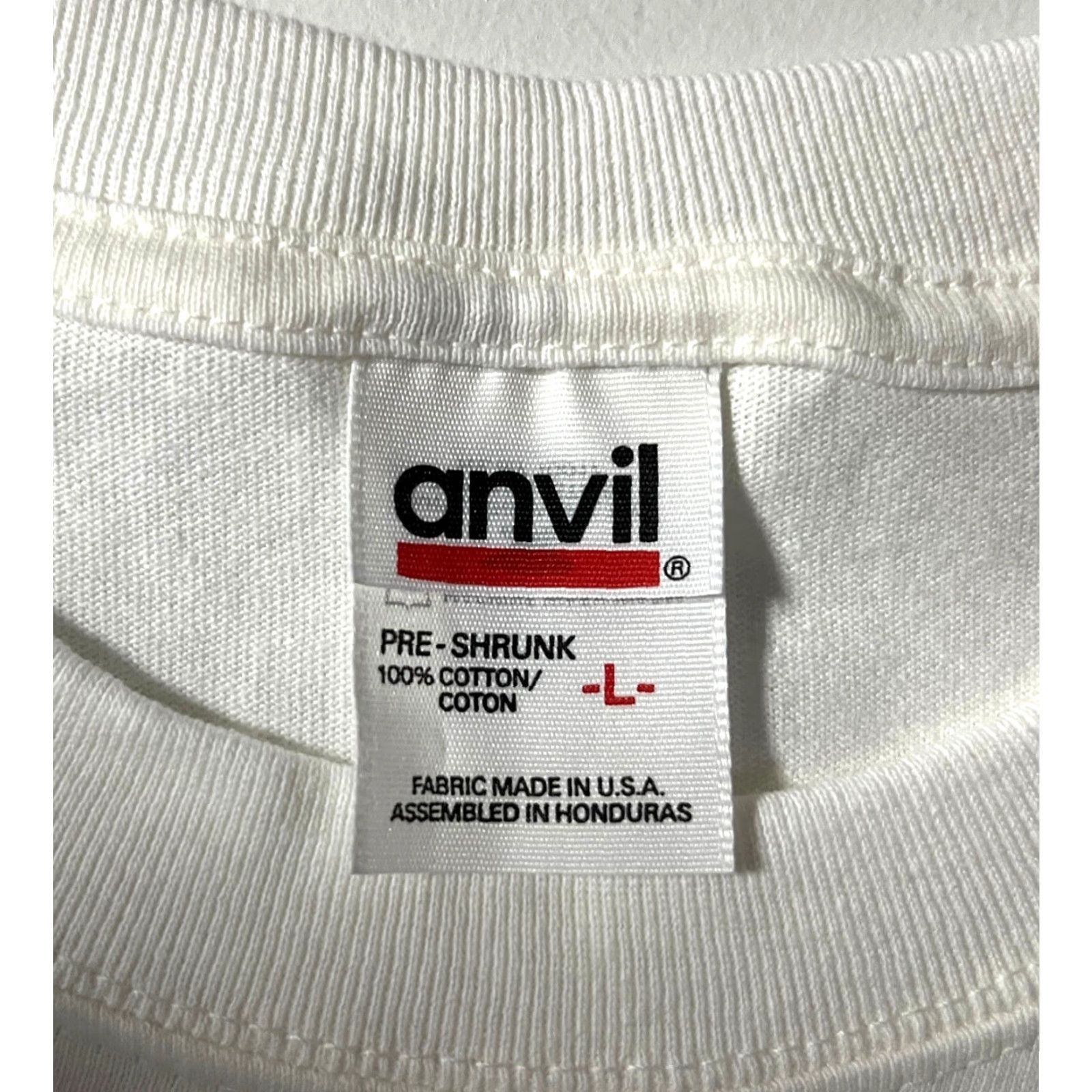 Anvil VINTAGE The Pickup/An American Tradition T-Shirt Anvil Unisex Adults Size L White Cotton 100% Graphic Print Cars Flag USA 90s Mens/Womens Size US L / EU 52-54 / 3 - 7 Thumbnail