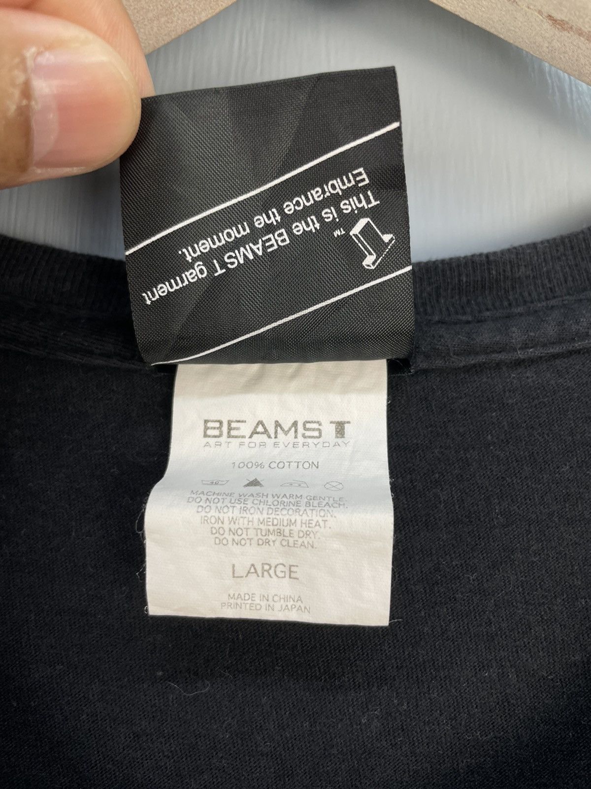 Beams Plus × Japanese Brand Beams Black Hearted t shirt Size US L / EU 52-54 / 3 - 7 Thumbnail