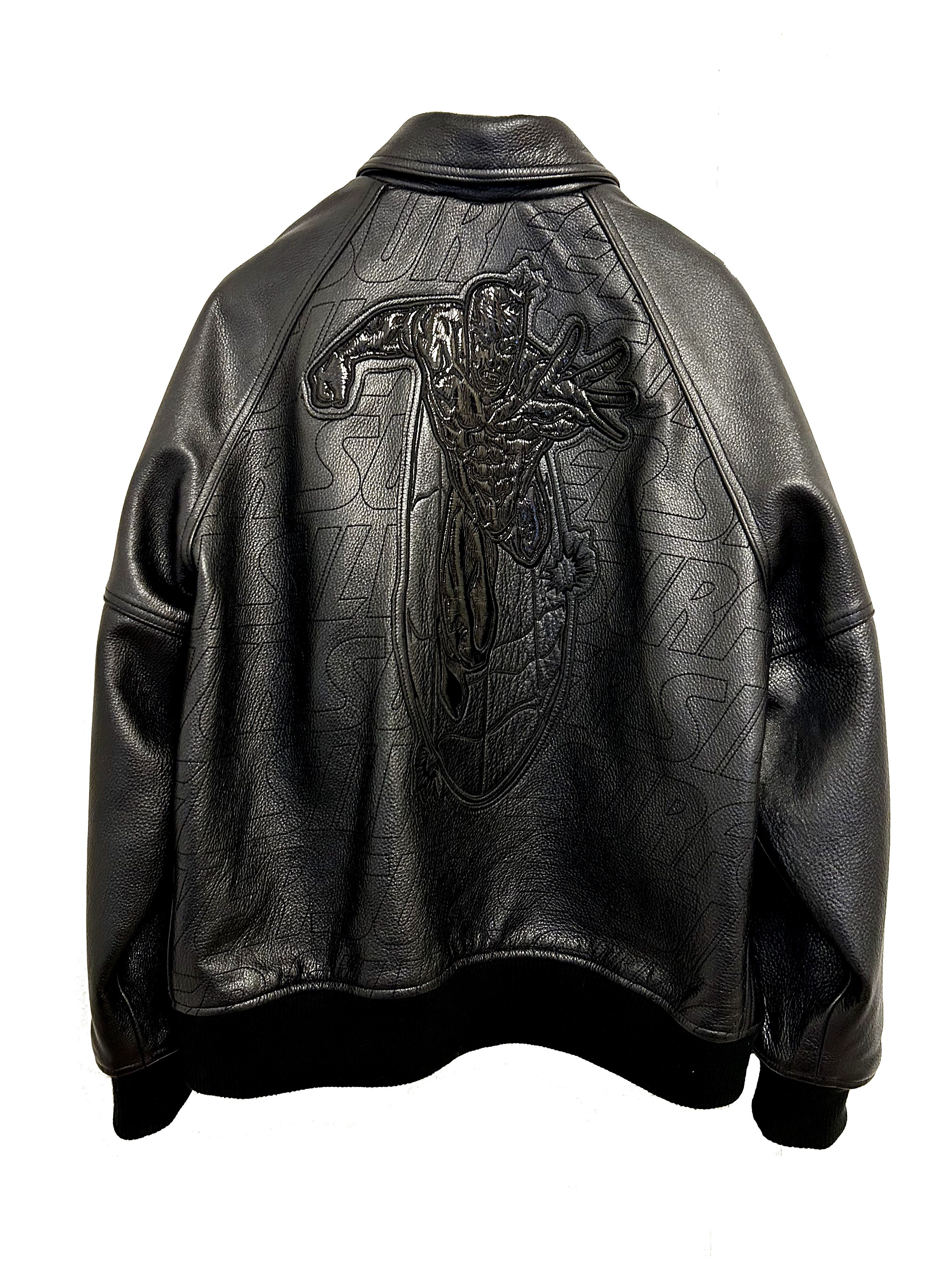 Men's Supreme Leather Jackets | Grailed