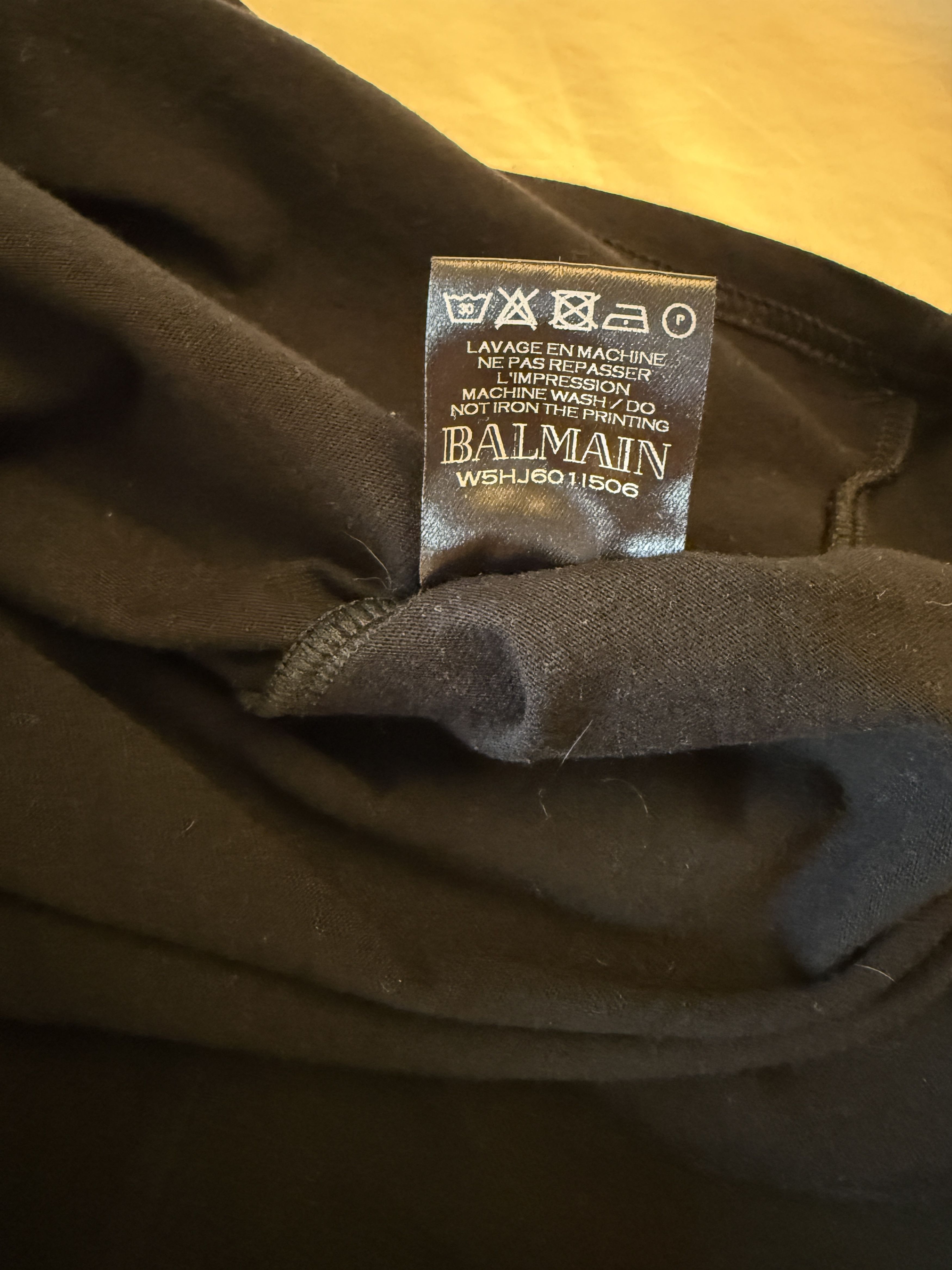 Balmain Balmain logo tee Size US M / EU 48-50 / 2 - 8 Thumbnail