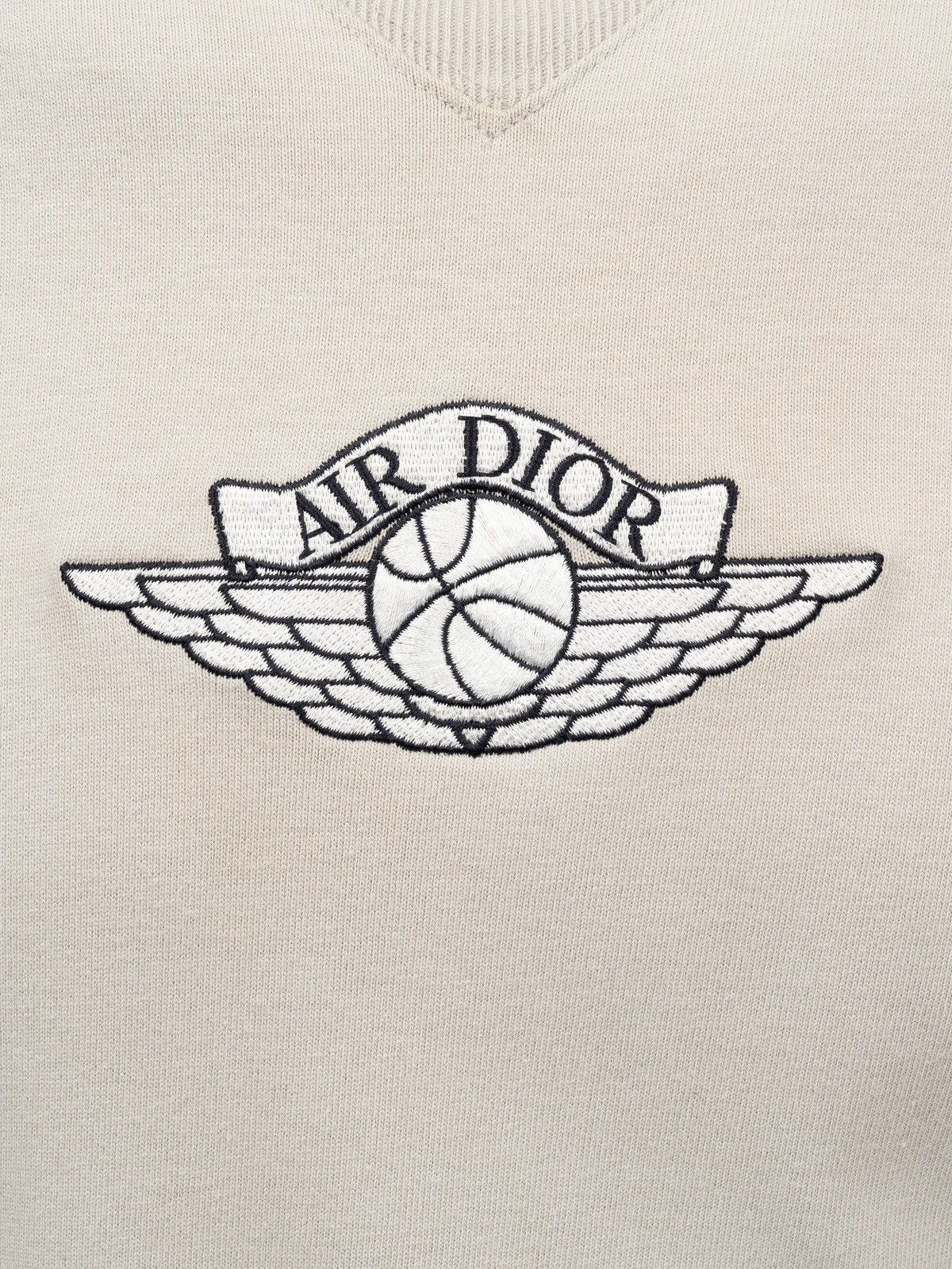 Dior Dior x Air Jordan chest logo embroidery t-shirt Size US M / EU 48-50 / 2 - 2 Thumbnail