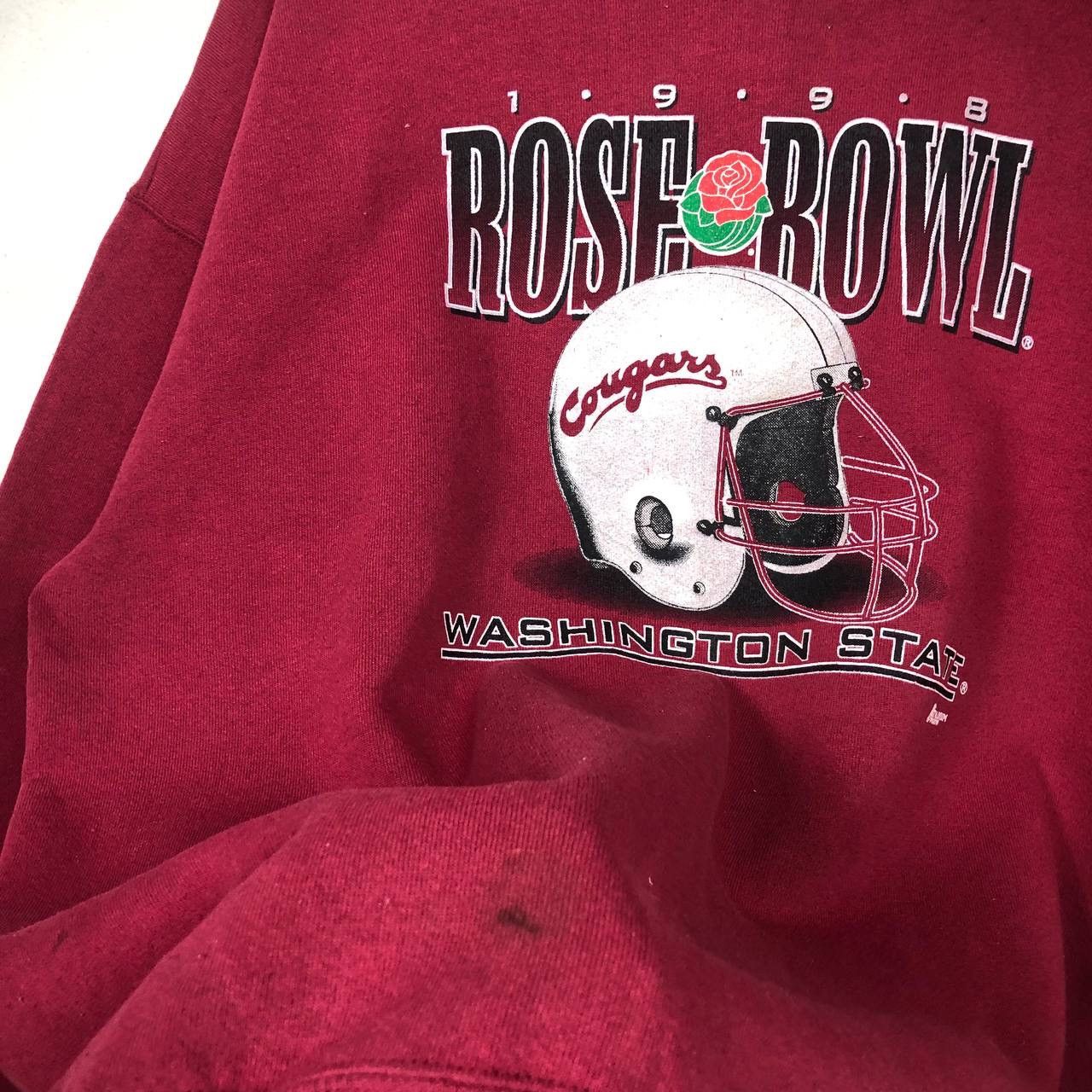 NFL Vintage 1998 Rosebowl Cougars Washington State Sweatshirt Size US XL / EU 56 / 4 - 6 Thumbnail