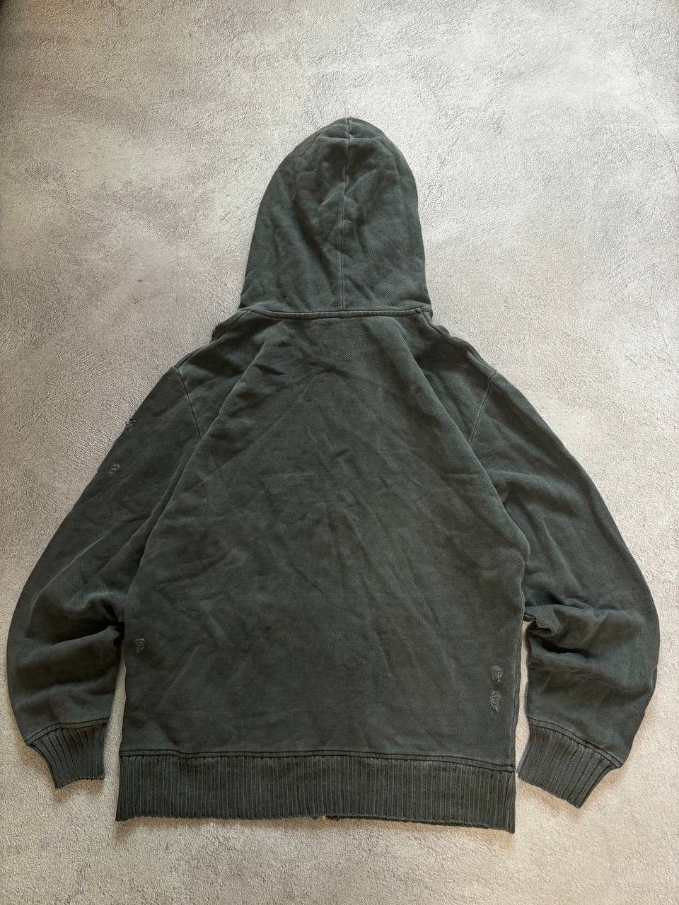 Diesel × Vintage Vintage Diesel style faded dirty distressed hoodie Size US L / EU 52-54 / 3 - 7 Thumbnail