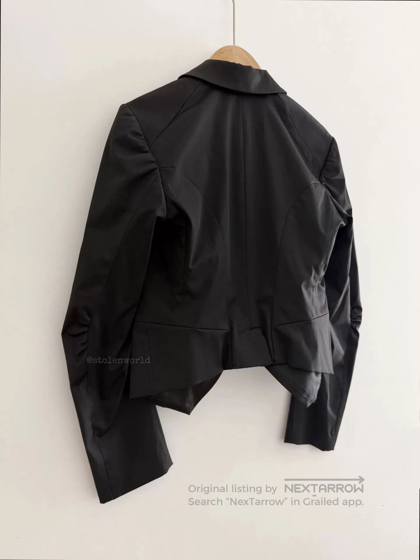 Comme des Garcons comme des garçons cropped sleeve blazer. Size S / US 4 / IT 40 - 3 Thumbnail