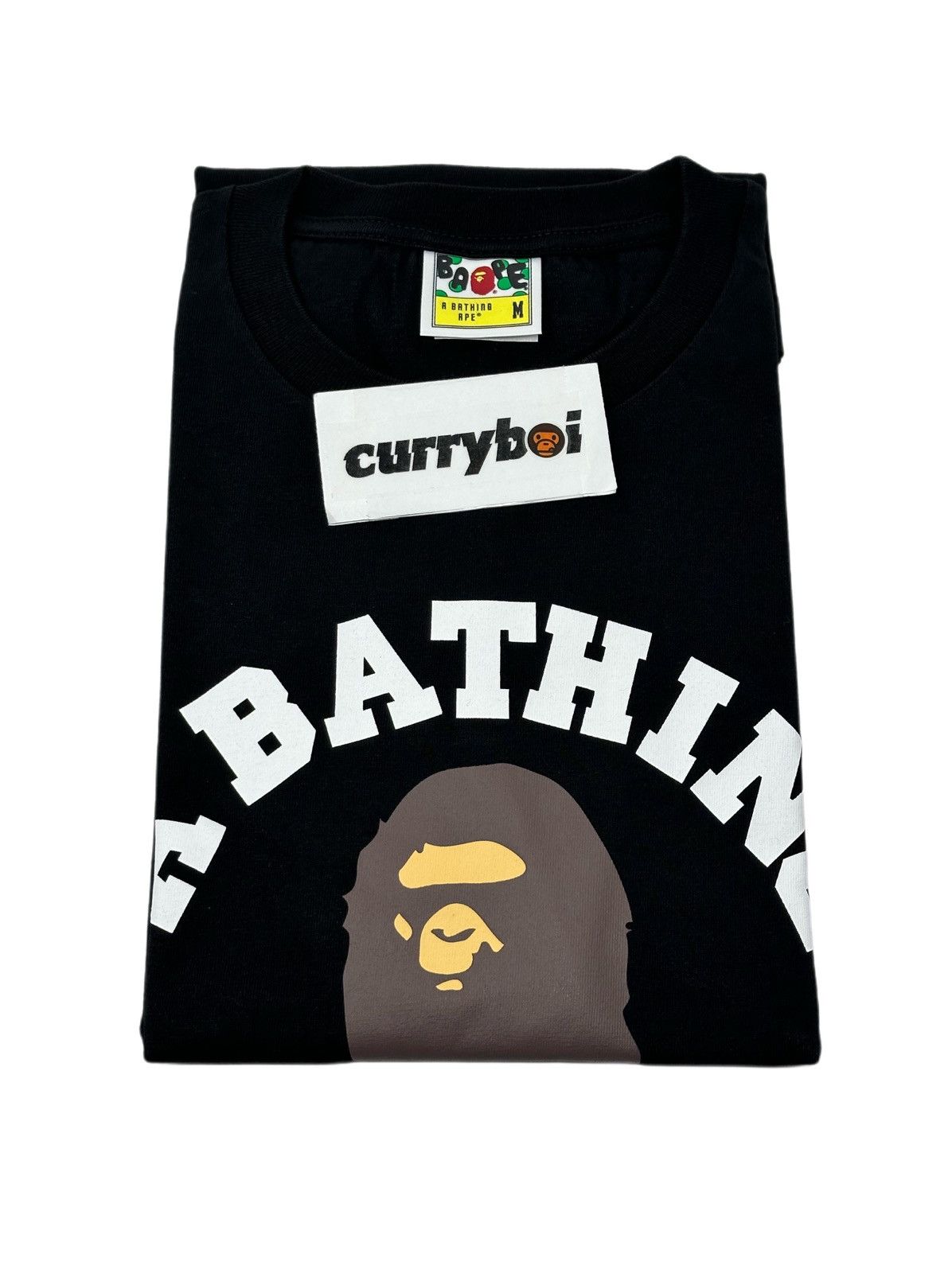 Bape CLASSIC Bape College Tee Black Size US M / EU 48-50 / 2 - 2 Thumbnail