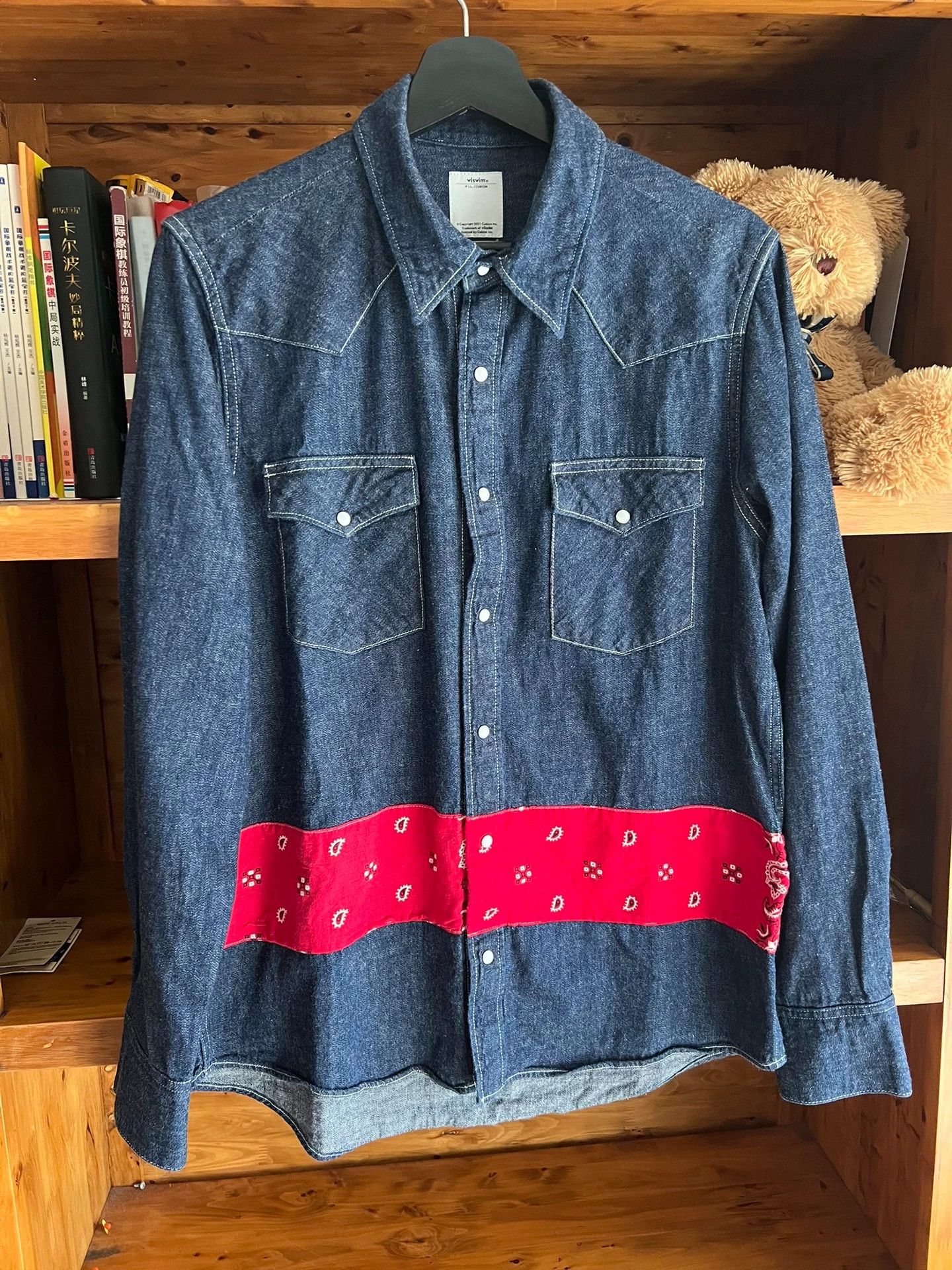Visvim visvim 2017 indigo denim camo Nippon-made new shirt Size US L / EU 52-54 / 3 - 2 Thumbnail
