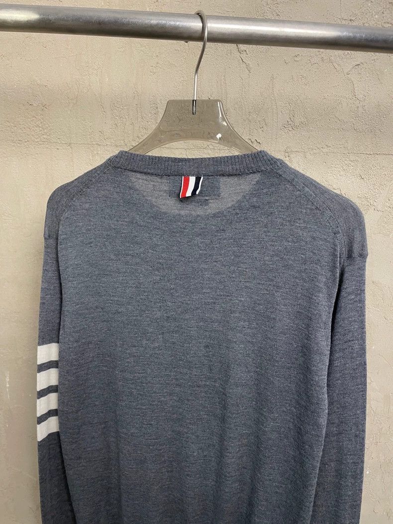 Thom Browne Thom Browne size2 Gray knitted wool sweater Size US M / EU 48-50 / 2 - 4 Thumbnail