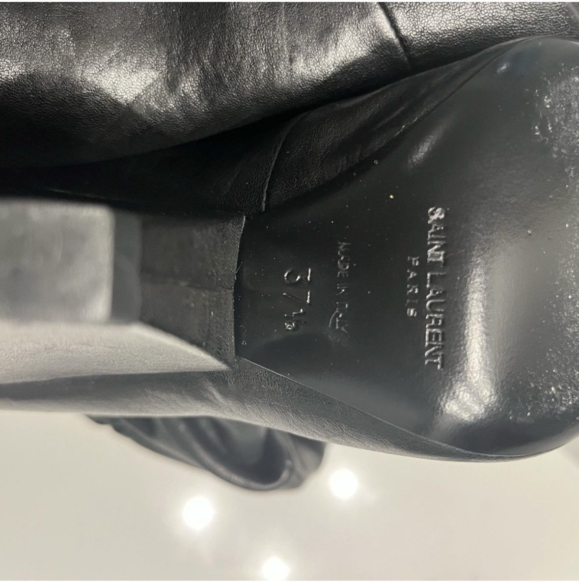 Yves Saint Laurent Saint Laurent niki 105 boots Size US 7.5 / IT 37.5 - 3 Thumbnail