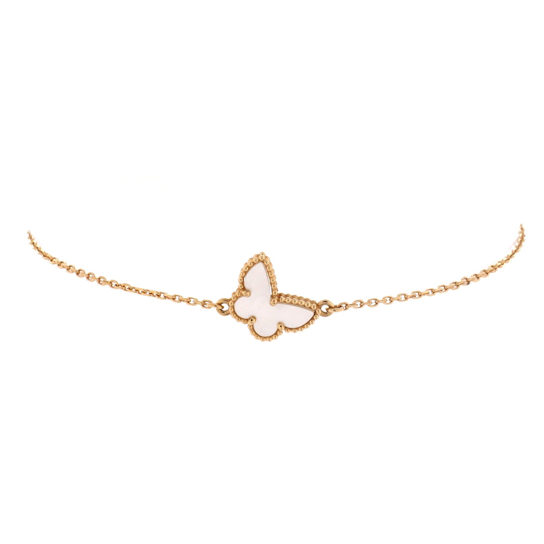 Van Cleef & Arpels Sweet Alhambra Butterfly Bracelet Size ONE SIZE - 1 Thumbnail