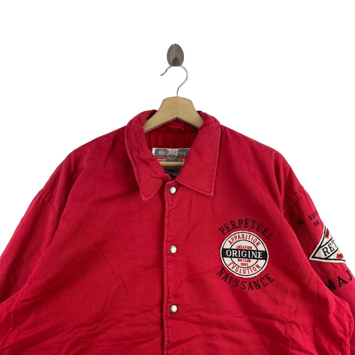 Other MEDITATION AUREOLE Embroidered Logo Red Windbreaker Coach Size US XXL / EU 58 / 5 - 2 Thumbnail