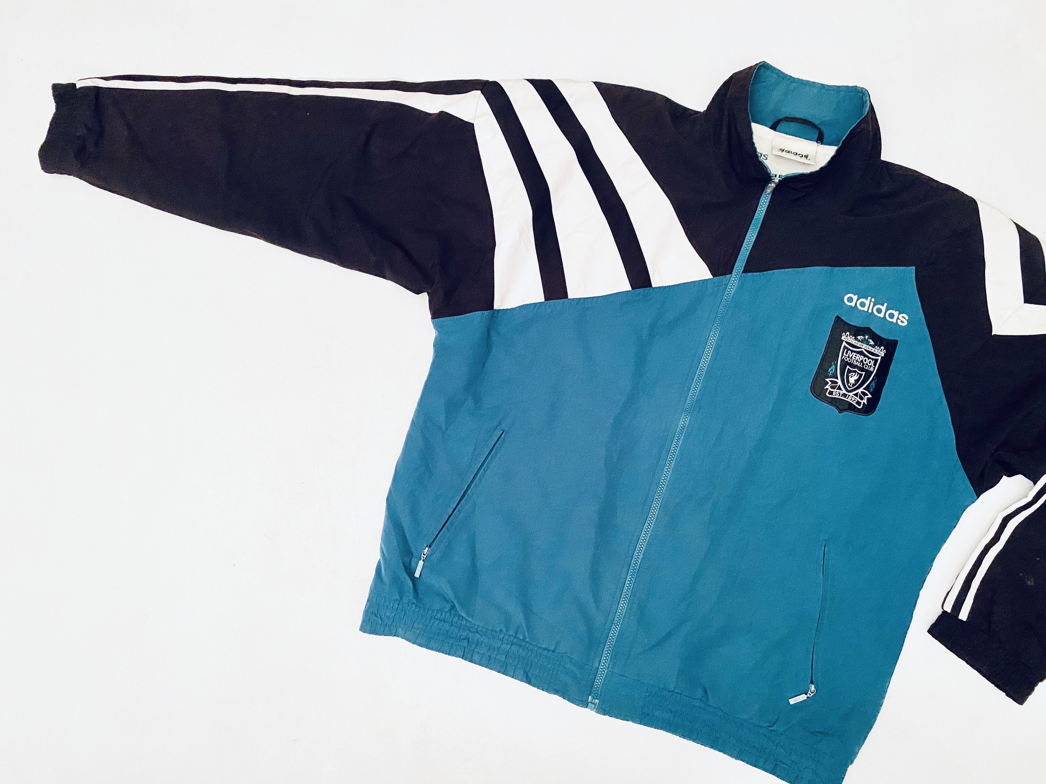 Adidas × Vintage Liverpool Track Training Jacket 1995 / 1996 Size US L / EU 52-54 / 3 - 5 Thumbnail