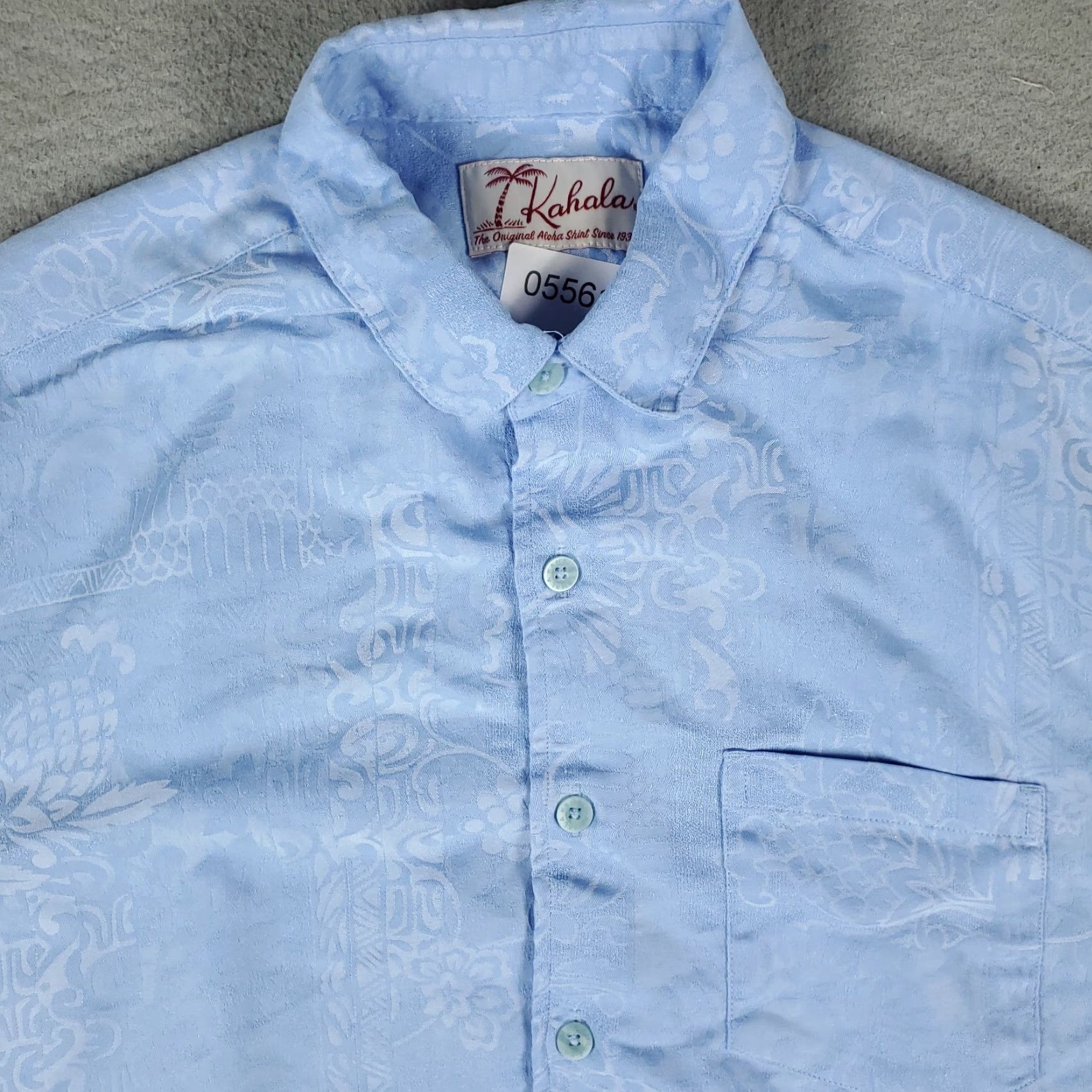Vintage Kahala Polo Shirt Mens Small Blue Floral Short Sleeve Casual - Runs Short Size US S / EU 44-46 / 1 - 2 Thumbnail