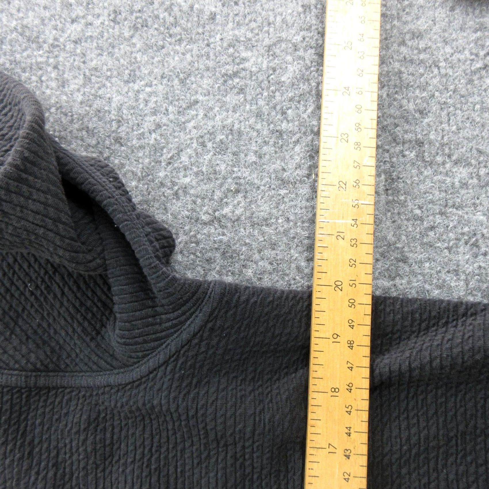Lululemon Lululemon Jacket Womens Medium Dark Gray Longline Full Zip Waffle Knit Mock Neck Size M / US 6-8 / IT 42-44 - 4 Thumbnail