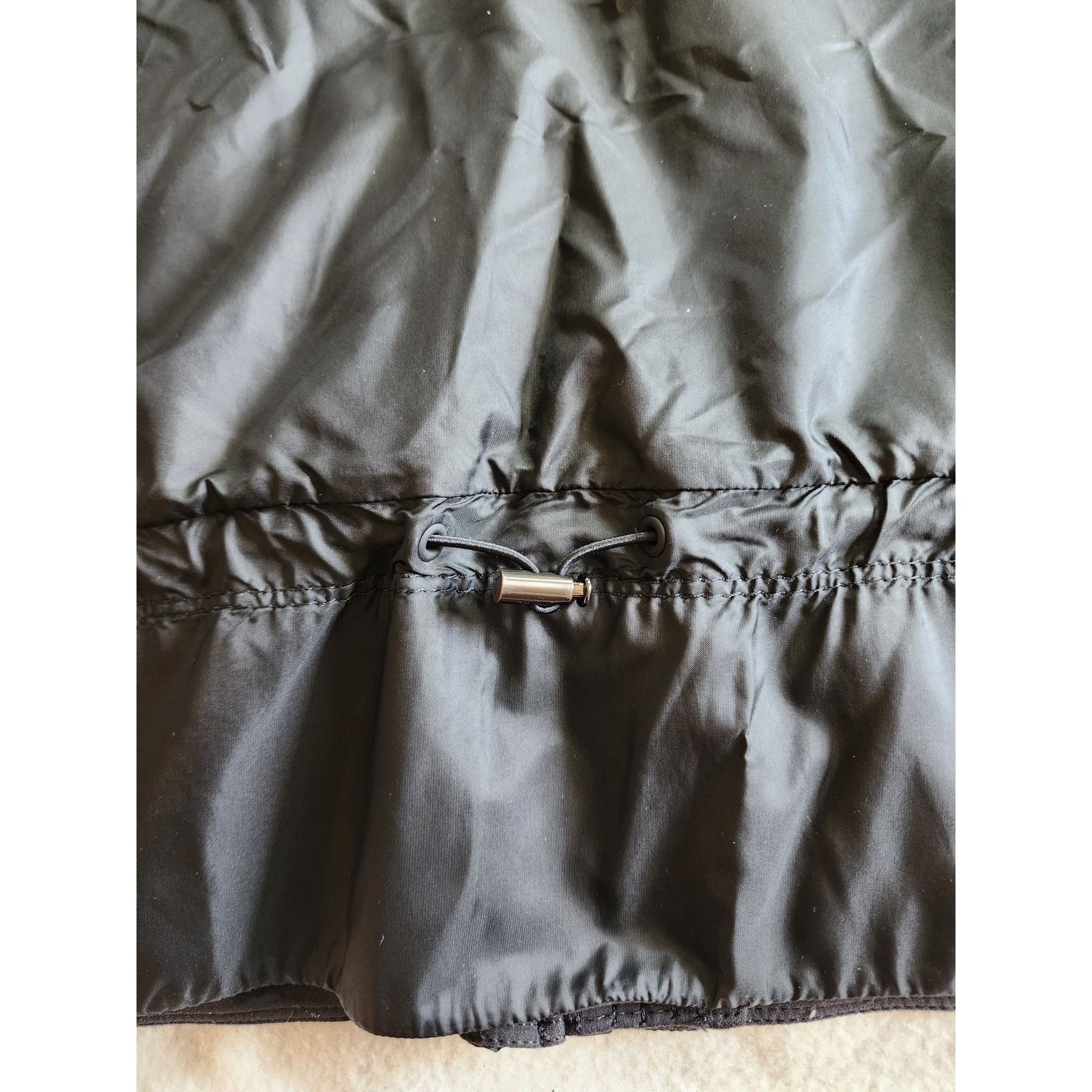 Lululemon Lululemon Swept Along Black Bomber Jacket Large Cinch Hem Size L / US 10 / IT 46 - 9 Thumbnail