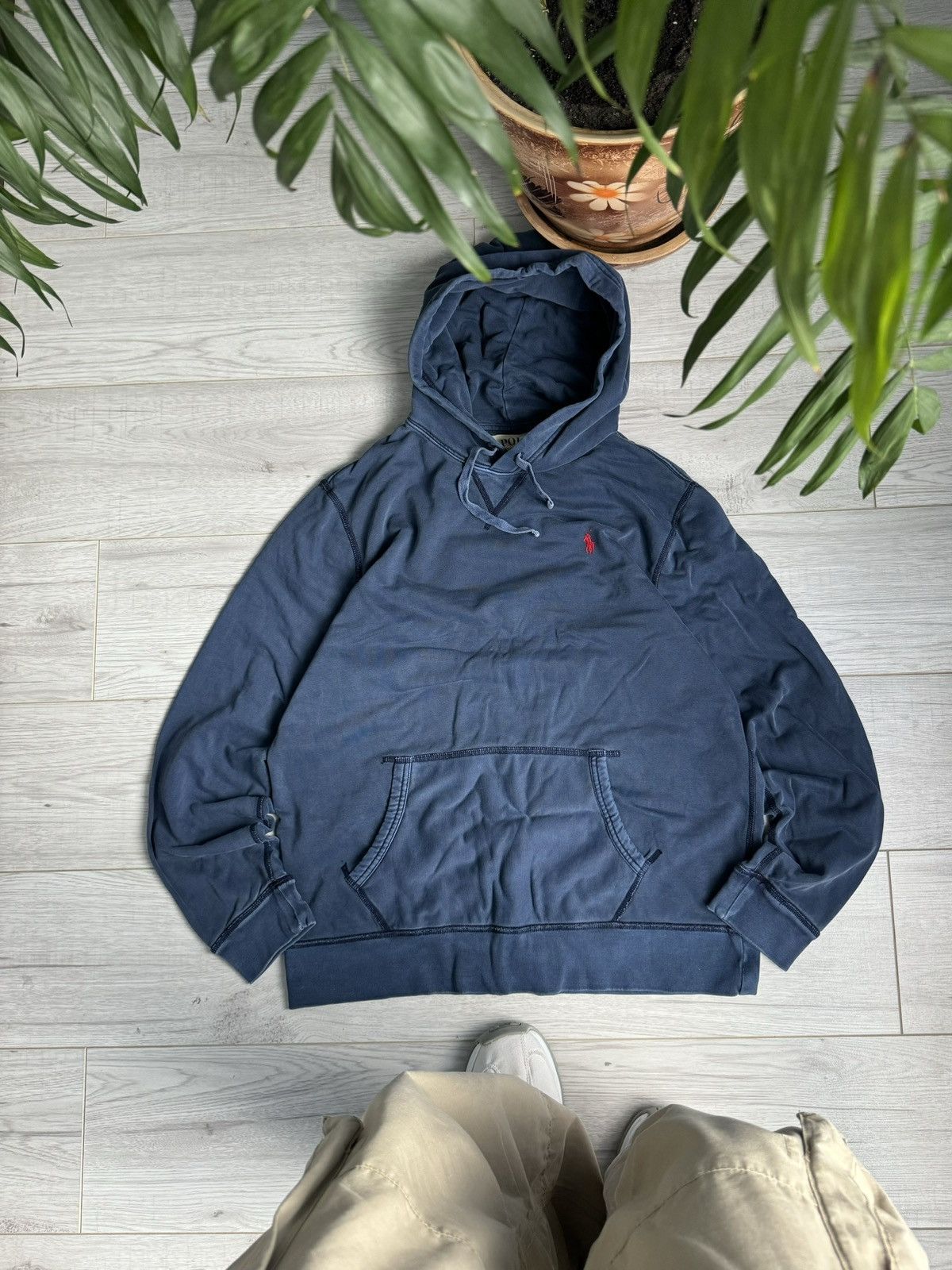 Denim & Supply Ralph Lauren × Polo Ralph Lauren × Vintage Vintage rare Polo Ralph Lauren oversized faded Hoodie Size US L / EU 52-54 / 3 - 1 Thumbnail