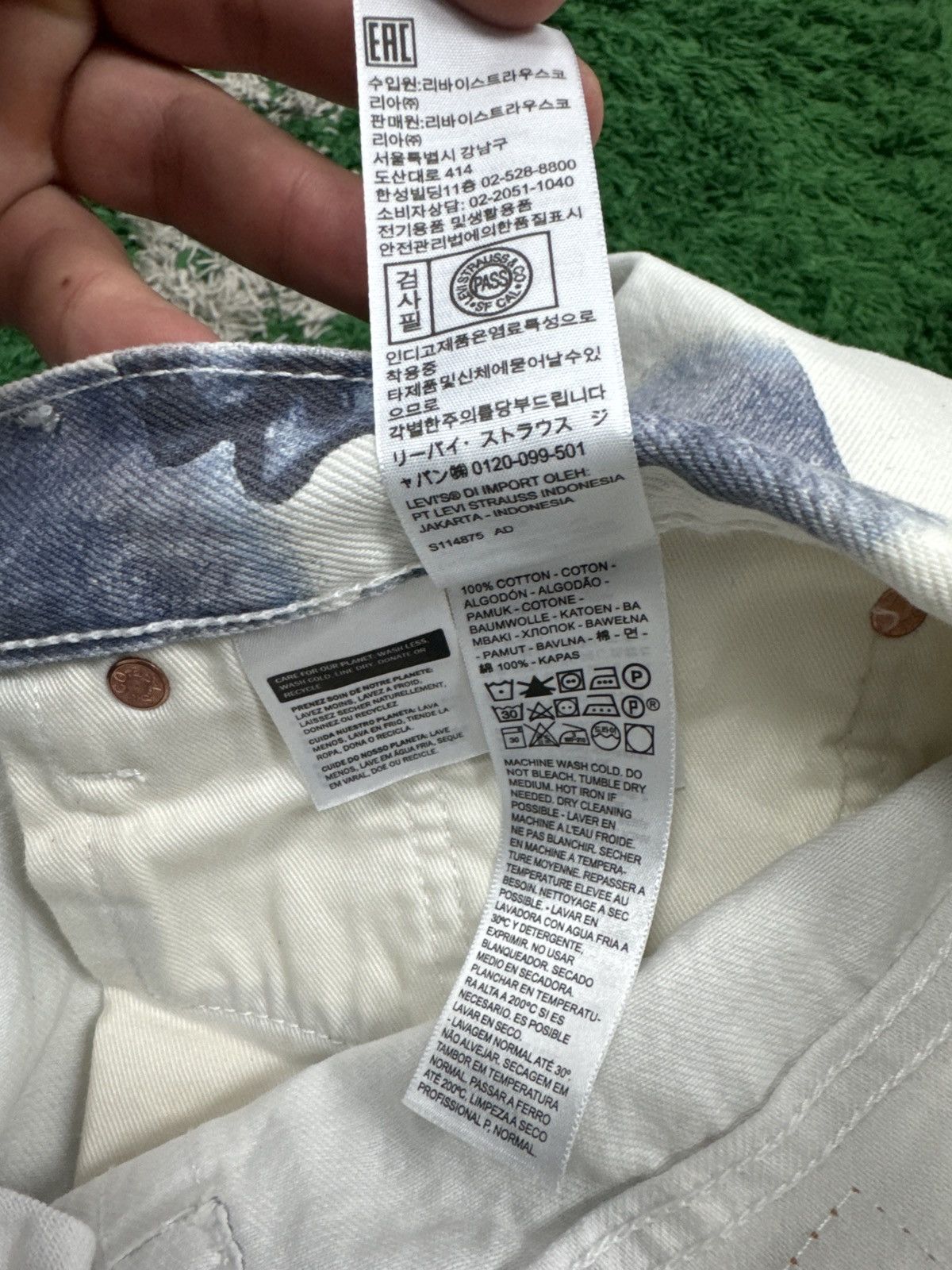 DENIM TEARS Denim Tears hand jeans Size US 32 / EU 48 - 5 Thumbnail