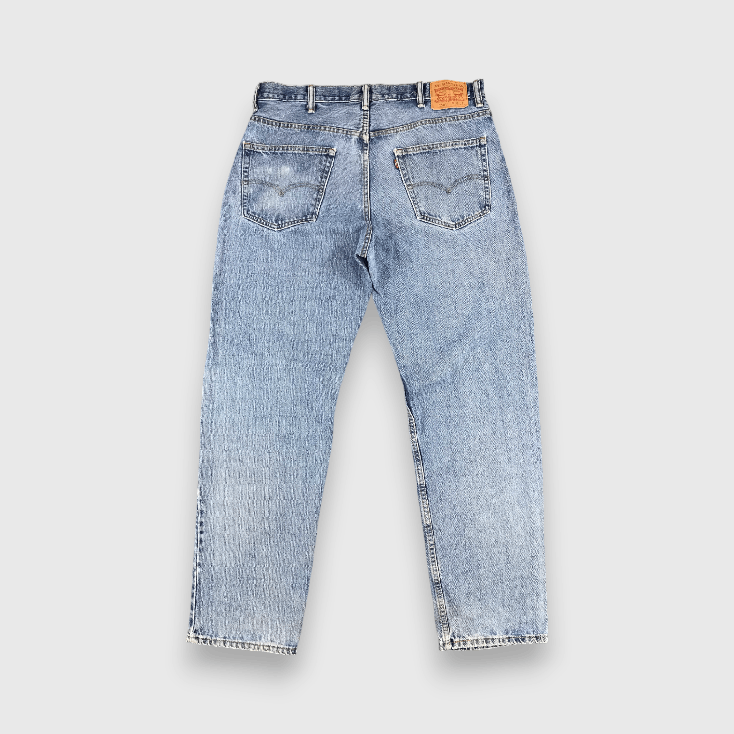Levi's Vintage Blue Washed Levis 550 Jeans-J935 Size US 38 / EU 54 - 2 Thumbnail