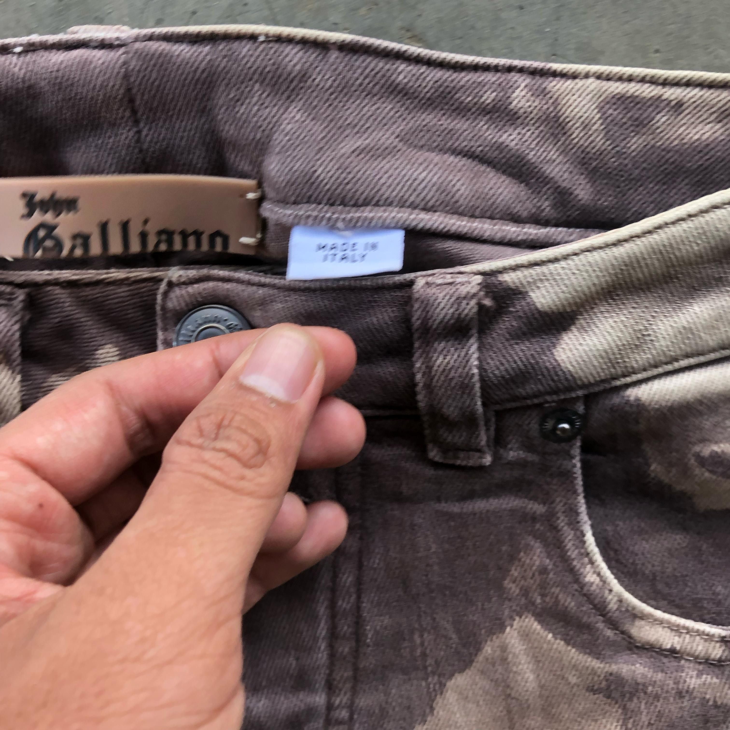 John Galliano John Galliano Pain Wash Jeans Size US 30 / EU 46 - 5 Thumbnail