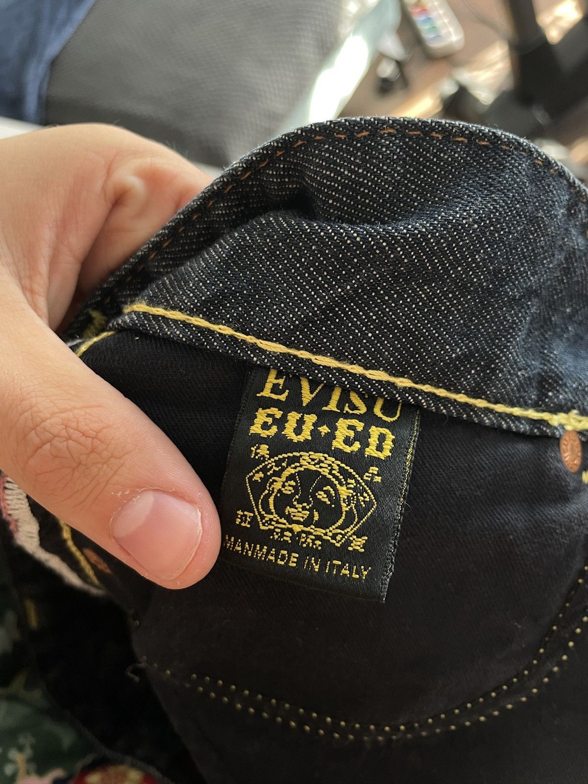 Evisu Vintage Evisu Genes 00s Denim Skirt Rare Size 30" / US 8 / IT 44 - 7 Thumbnail