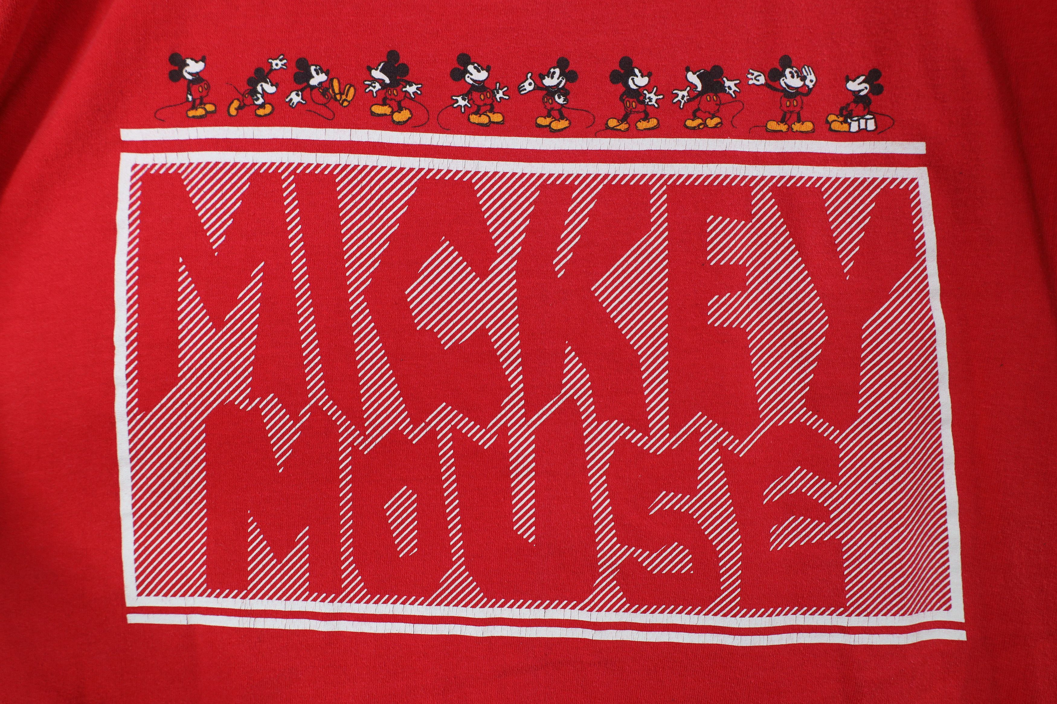 Disney × Vintage Vintage 80s 90s Disney Dolman Sleeve Pullover Henley T-Shirt Size US XL / EU 56 / 4 - 4 Thumbnail